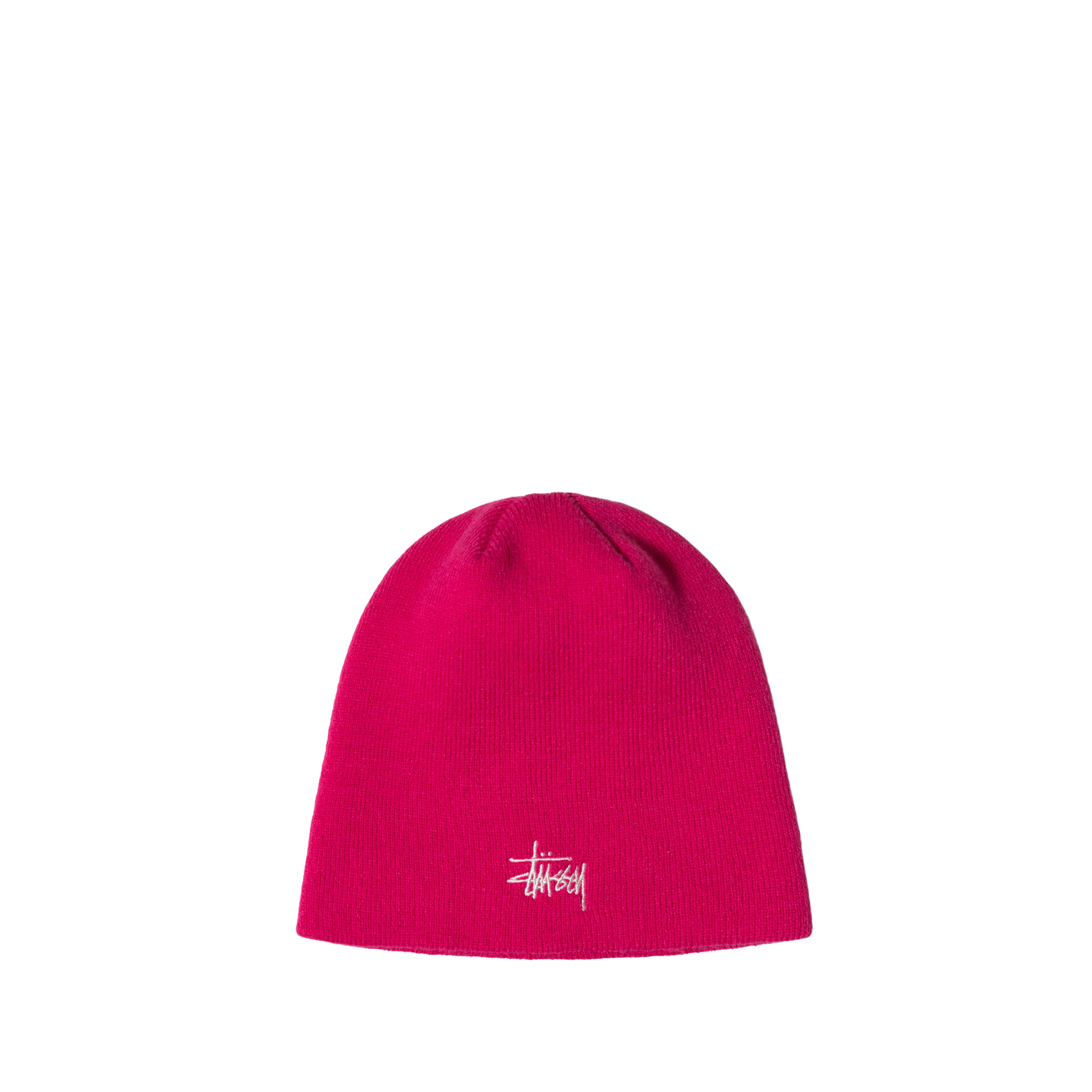 Stüssy - Basic Skullcap Beanie - (Raspberry)