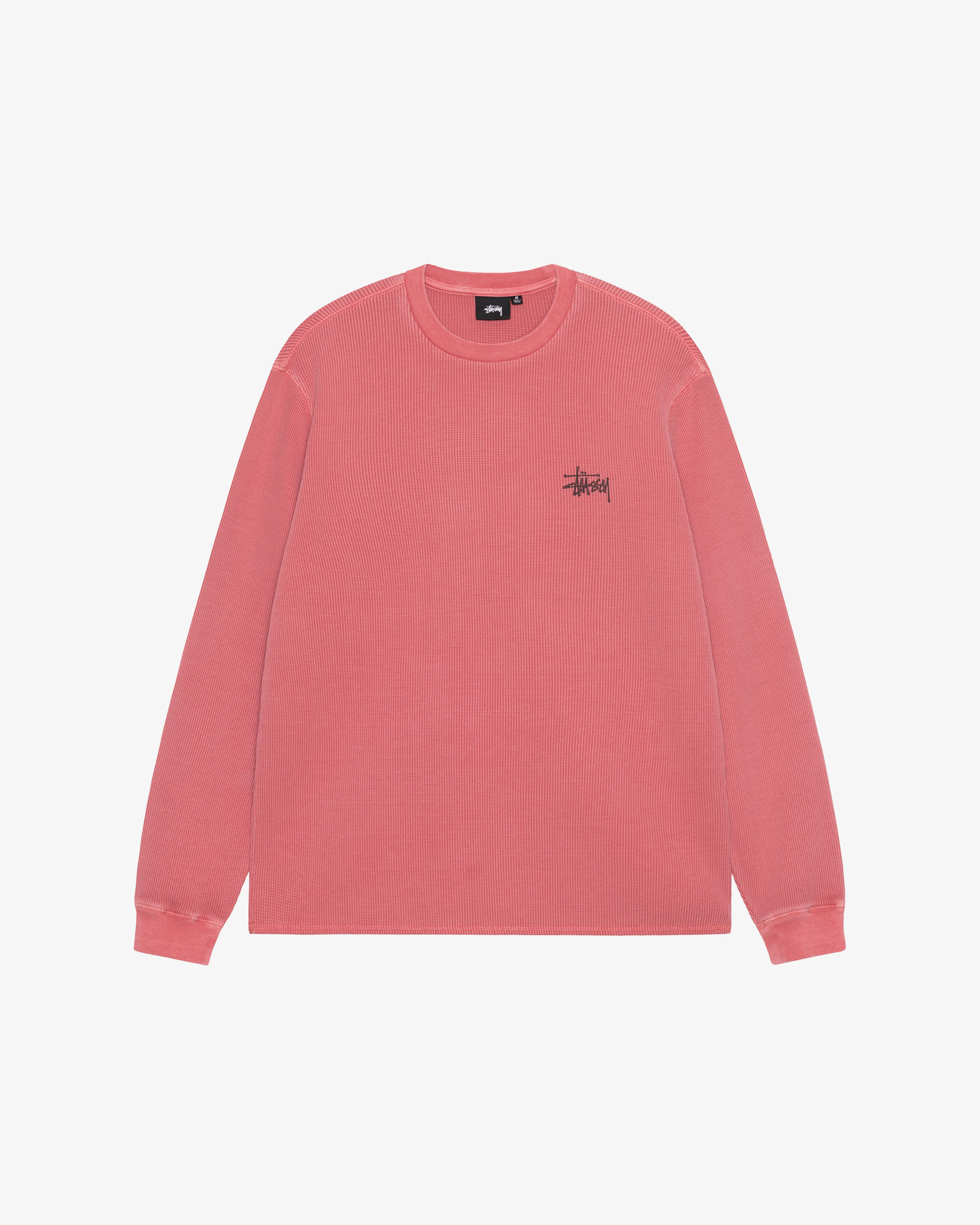 Stüssy - Men's Basic Stock Long Sleeve Thermal - (Berry)