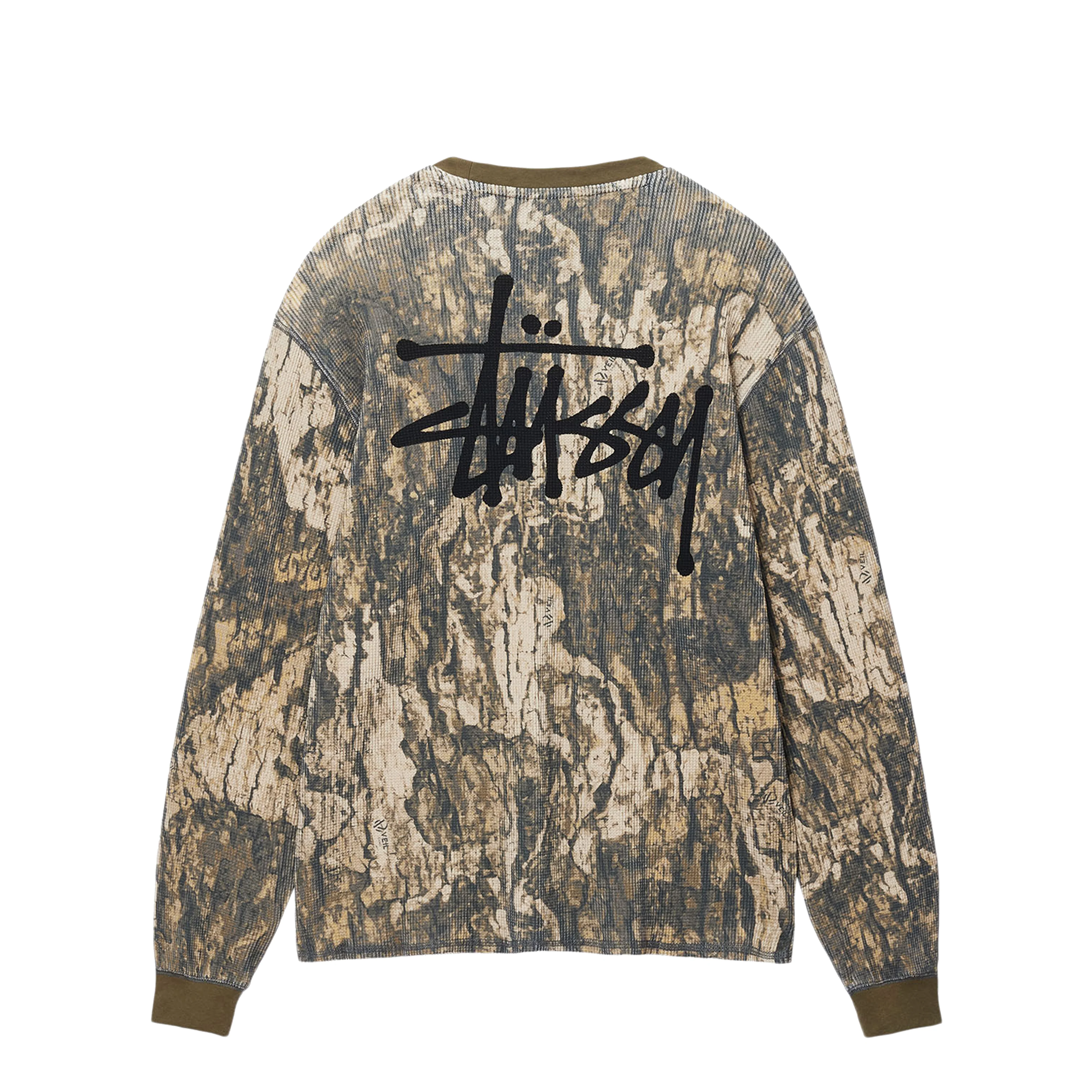 Stüssy - Men's Basic Stock Ls Thermal - (Relic Camo) - Image 2