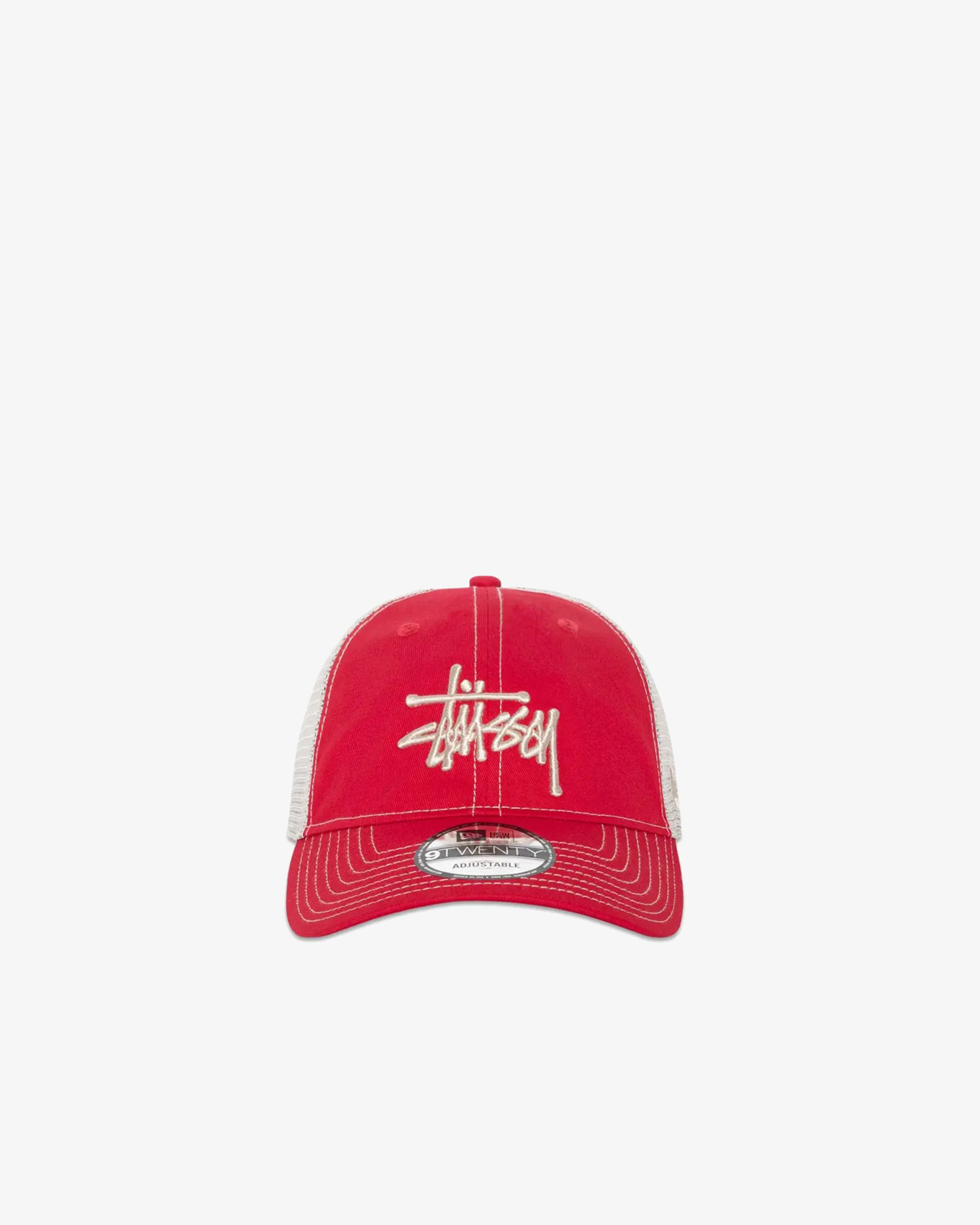 Stüssy - New Era 9Twenty Basic Trucker Cap - (Red)