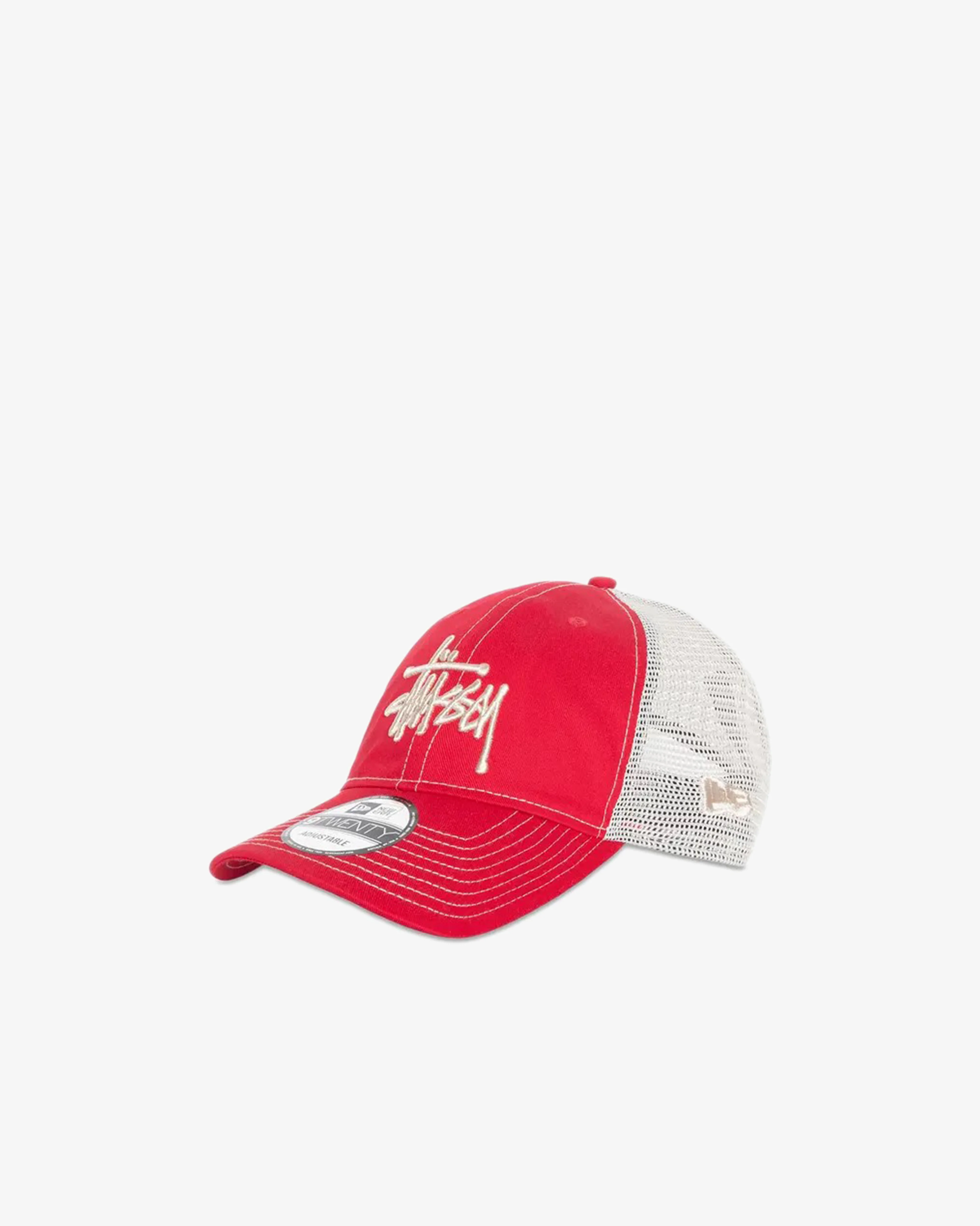 Stüssy - New Era 9Twenty Basic Trucker Cap - (Red) - Image 2
