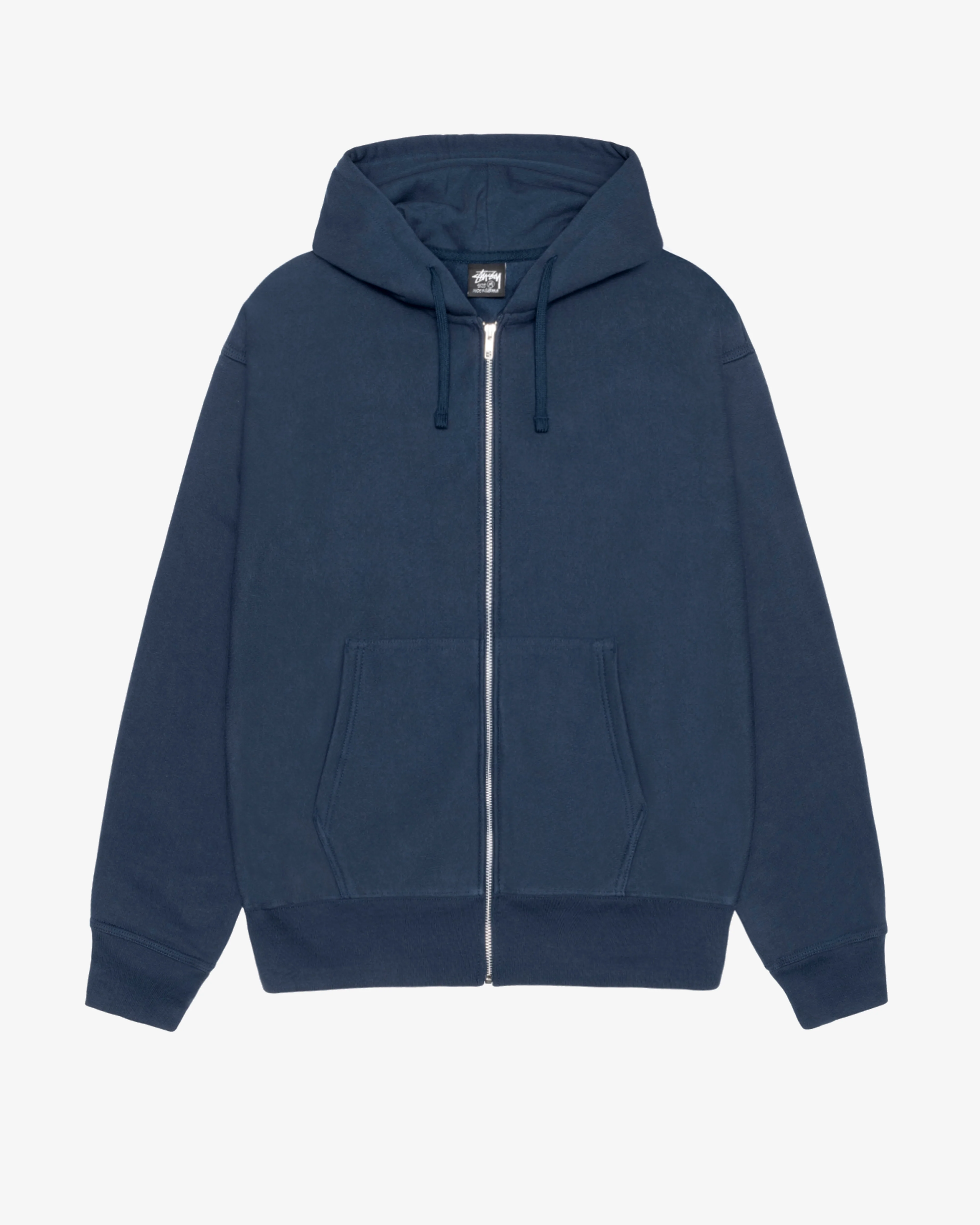 Stüssy - Men's Beach Roots Zip Hoodie - (Navy) - Image 2