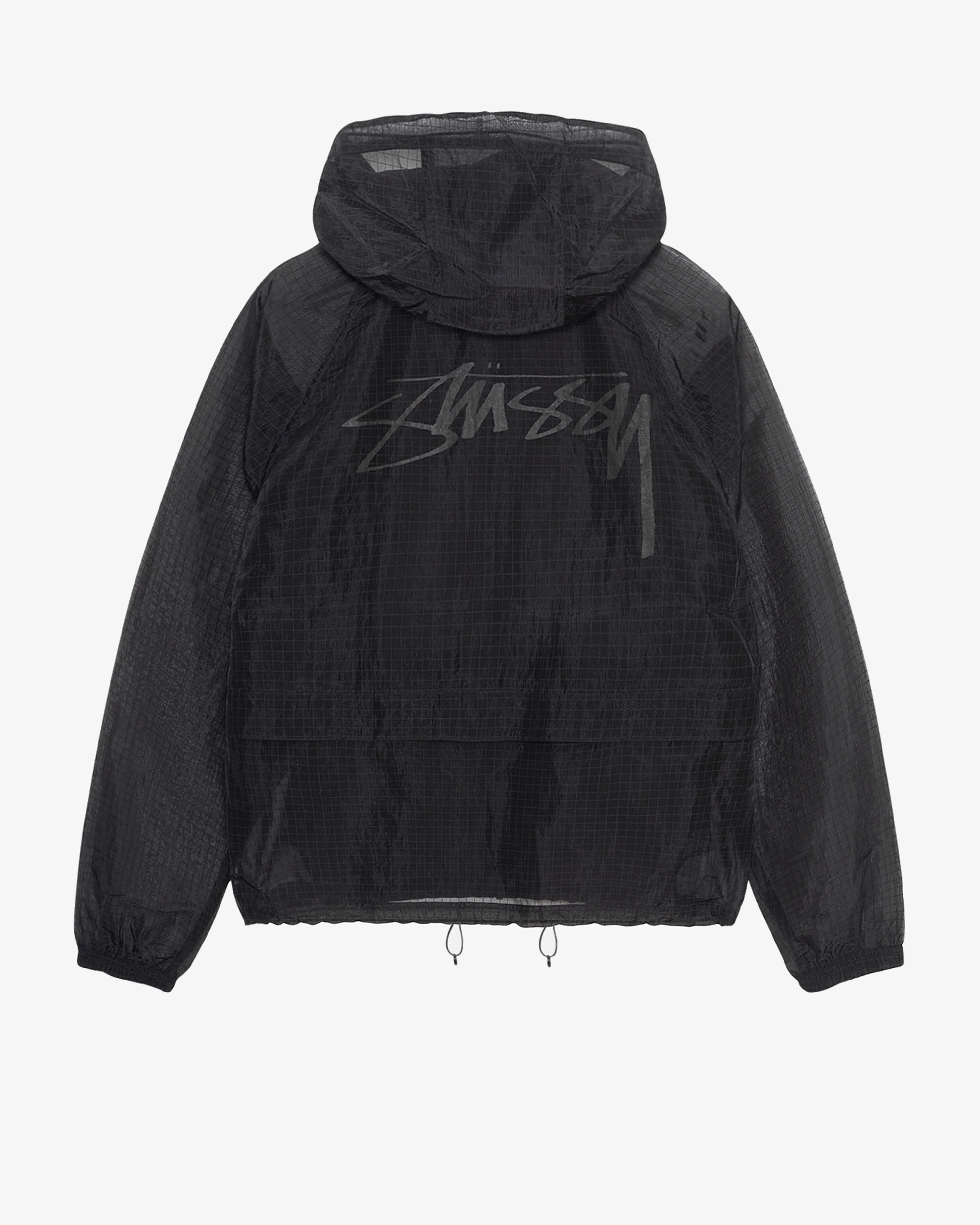 Stüssy - Men's Beach Shell Transparent Ripstop - (Black) - Image 2