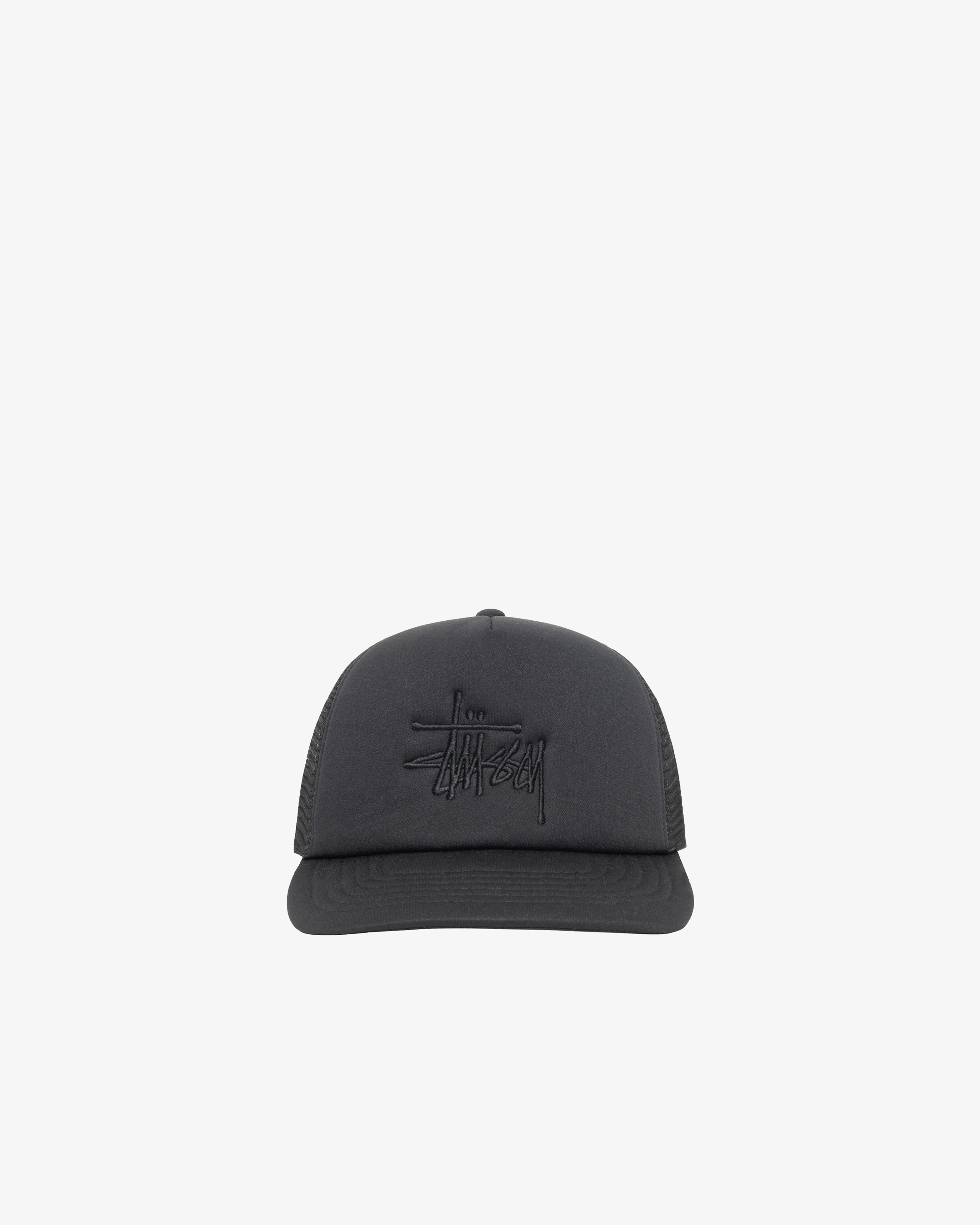 Stüssy - Men's Big Basic Trucker Cap - (Shadow Black)