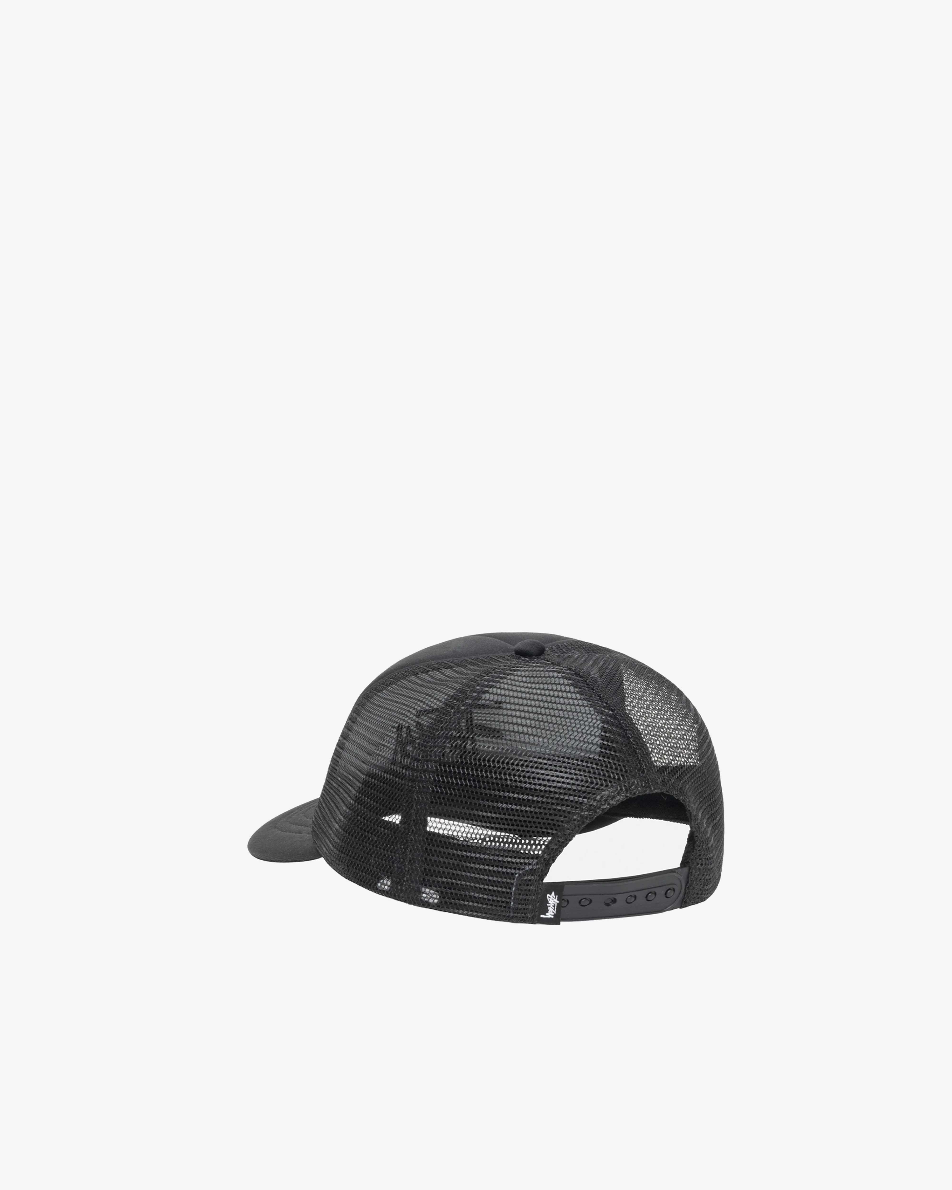 Stüssy - Men's Big Basic Trucker Cap - (Shadow Black) - Image 3