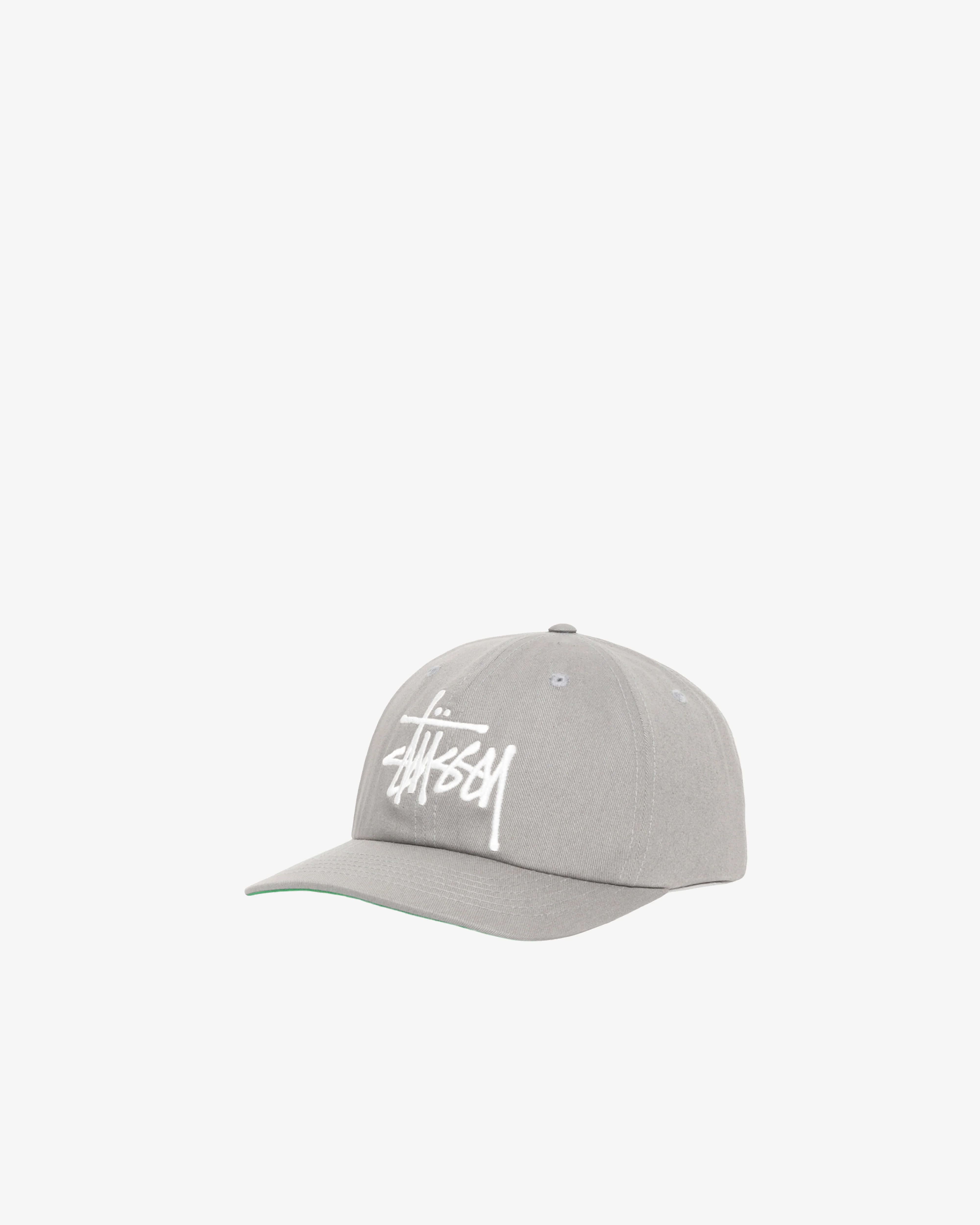 Stüssy - Men's Big Basic Vintage Cap - (Steel Grey) - Image 2