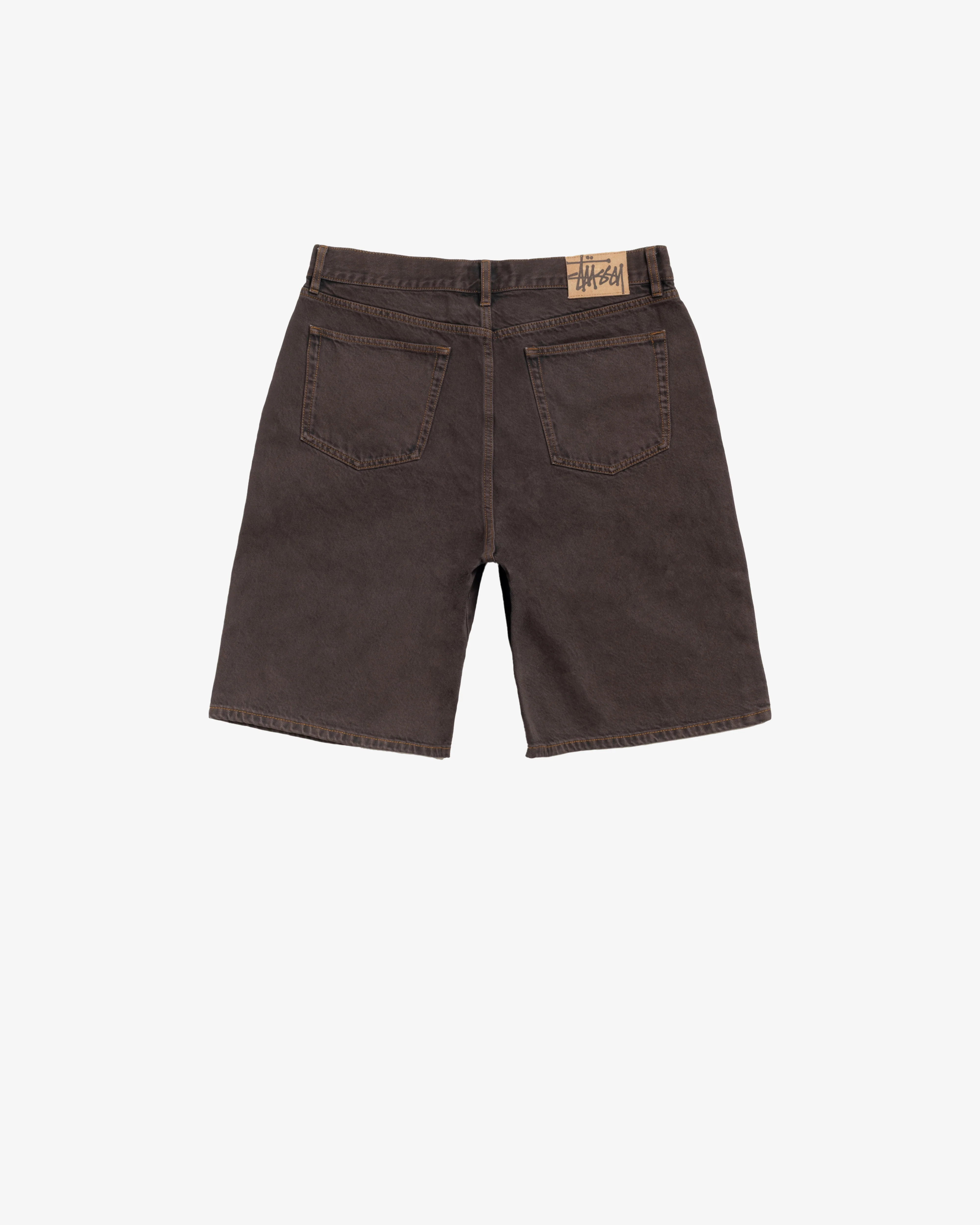 Stüssy - Men's Big Ol Shorts Resin Denim - (Brown) - Image 2