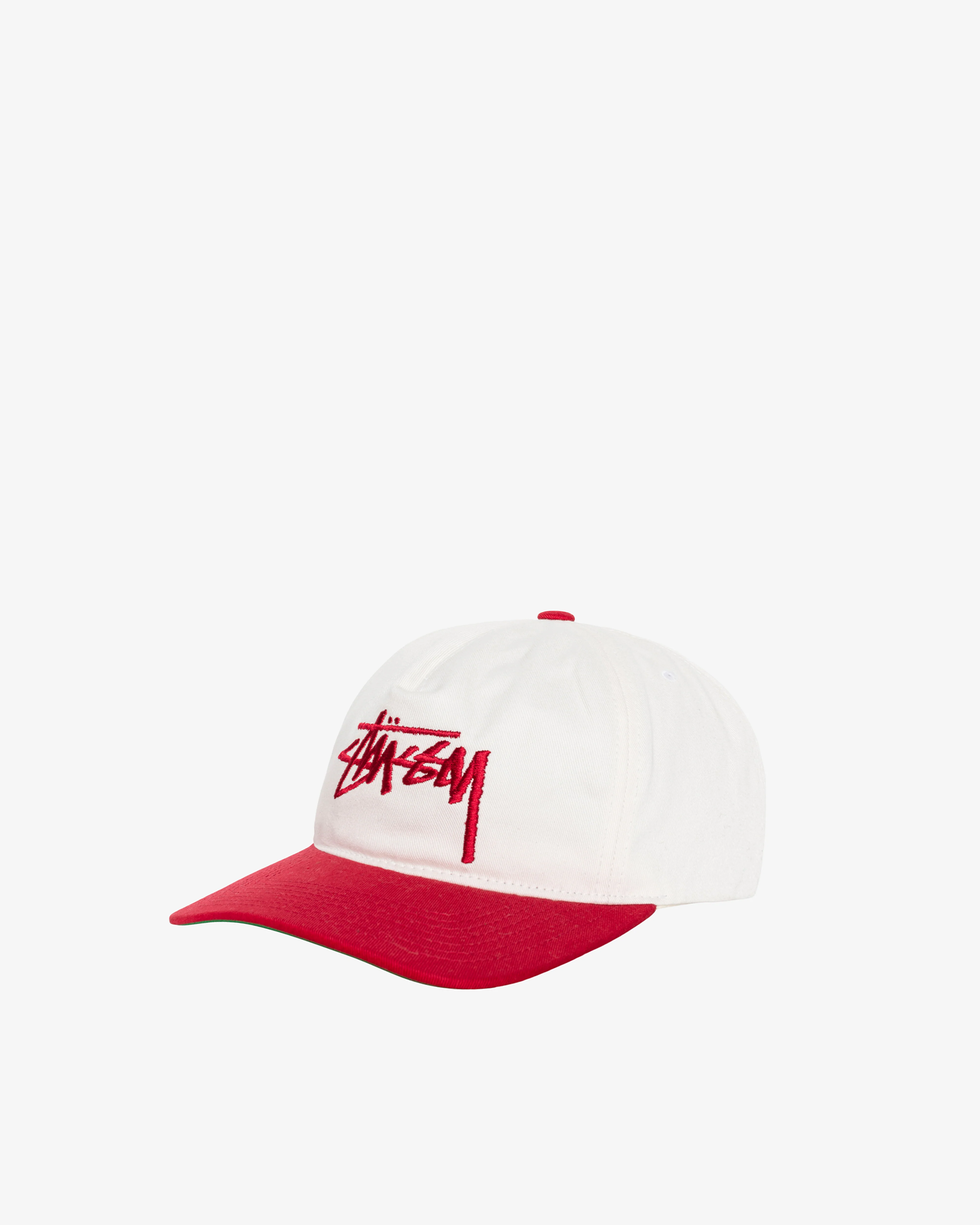 Stüssy - Men's Big Stock Cap - (Cardinal) - Image 2