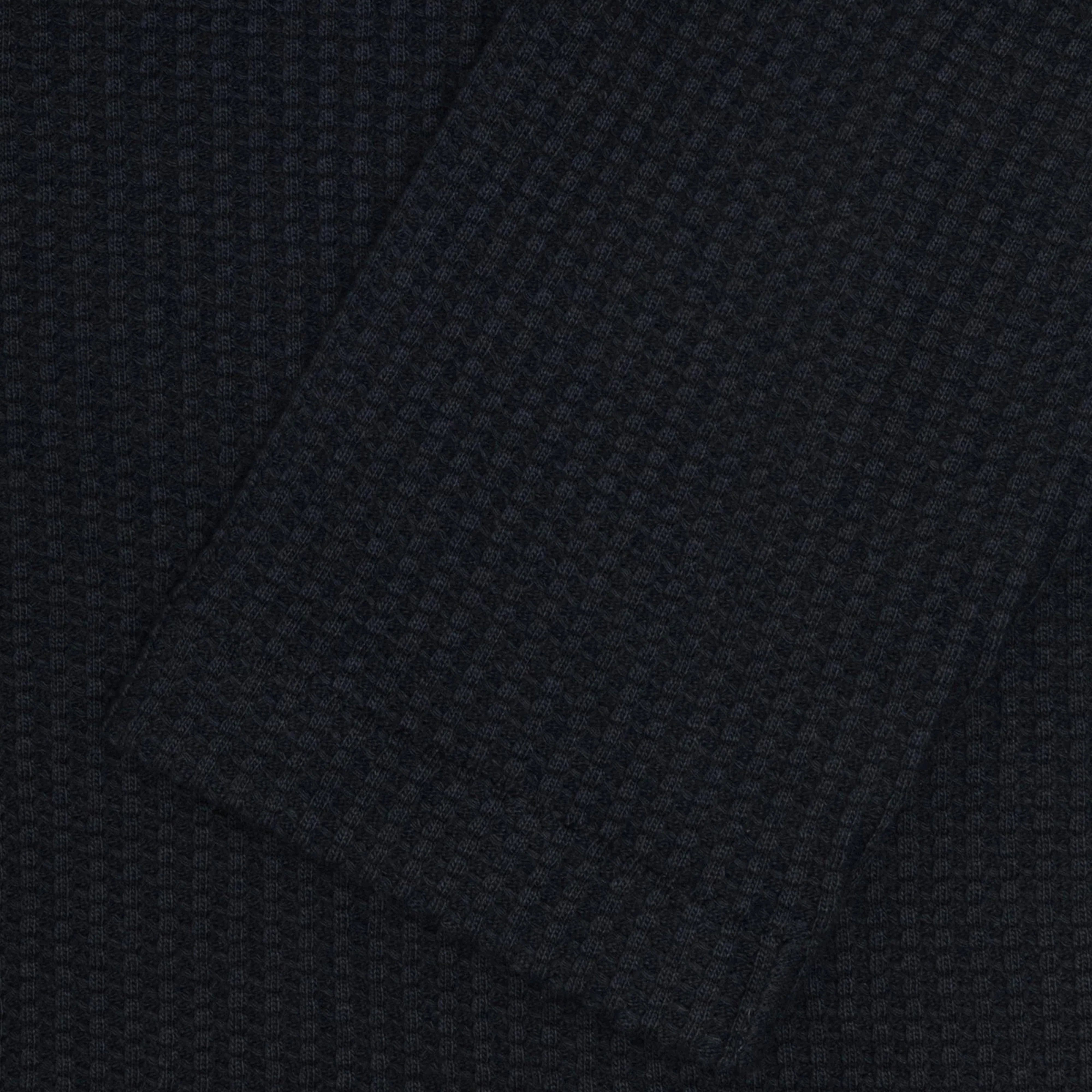 Stüssy - Men's Big Thermal Zip Shirt - (Black) - Image 4