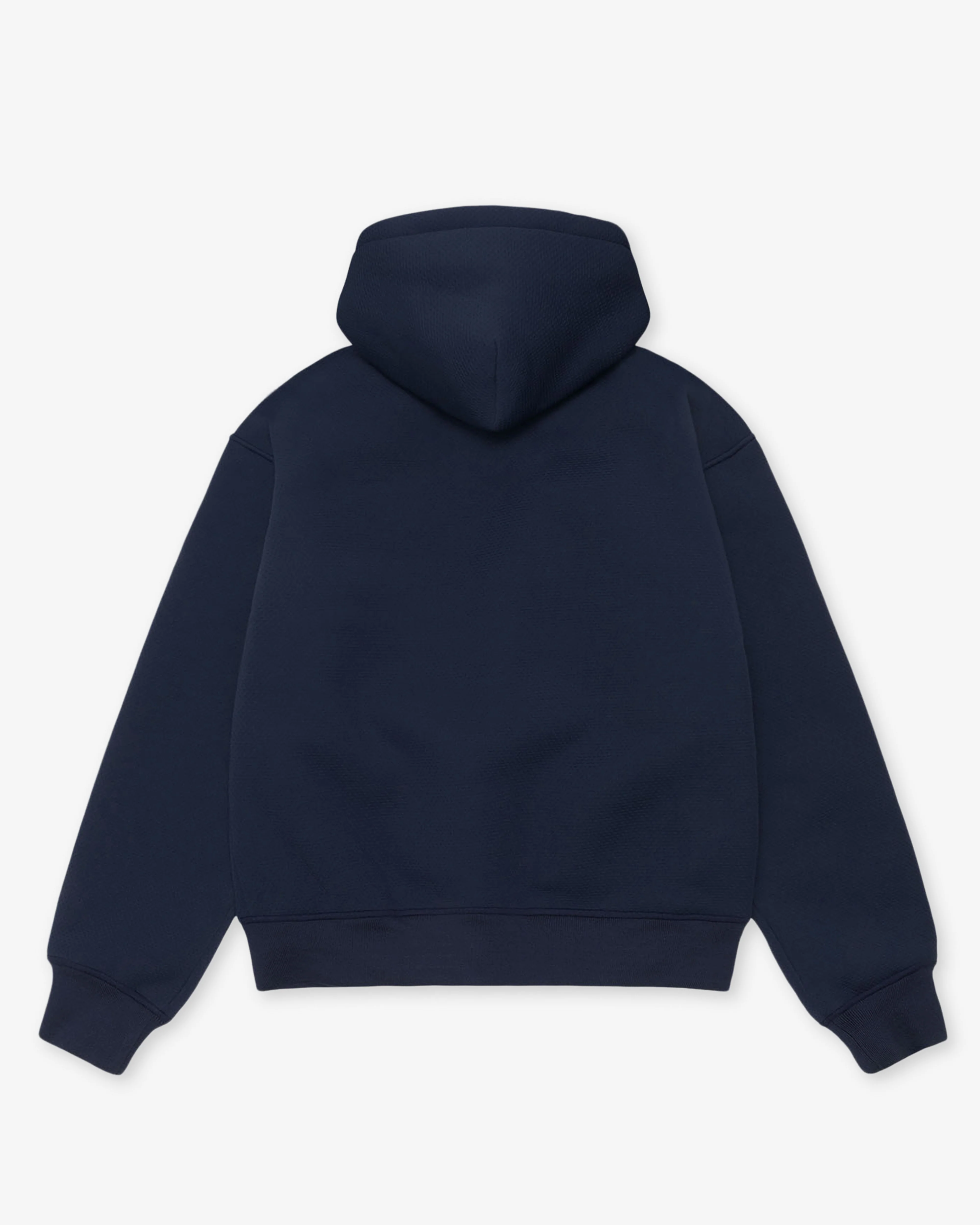 Stüssy - Men's Bonded Sherpa Lined Hoodie - (Blue) - Image 2