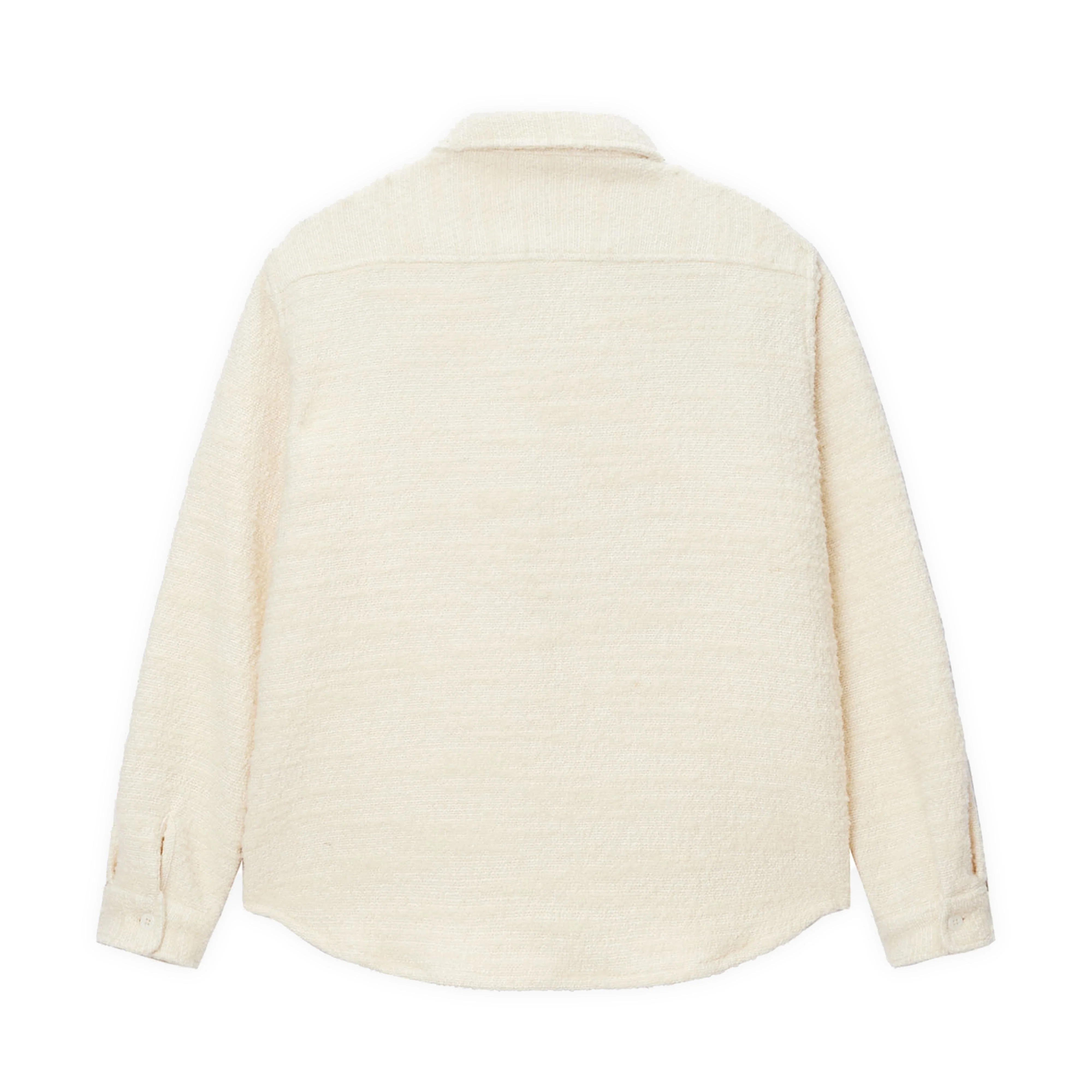 Stüssy - Men's Boucle Wool CPO Shirt - (Natural) - Image 2