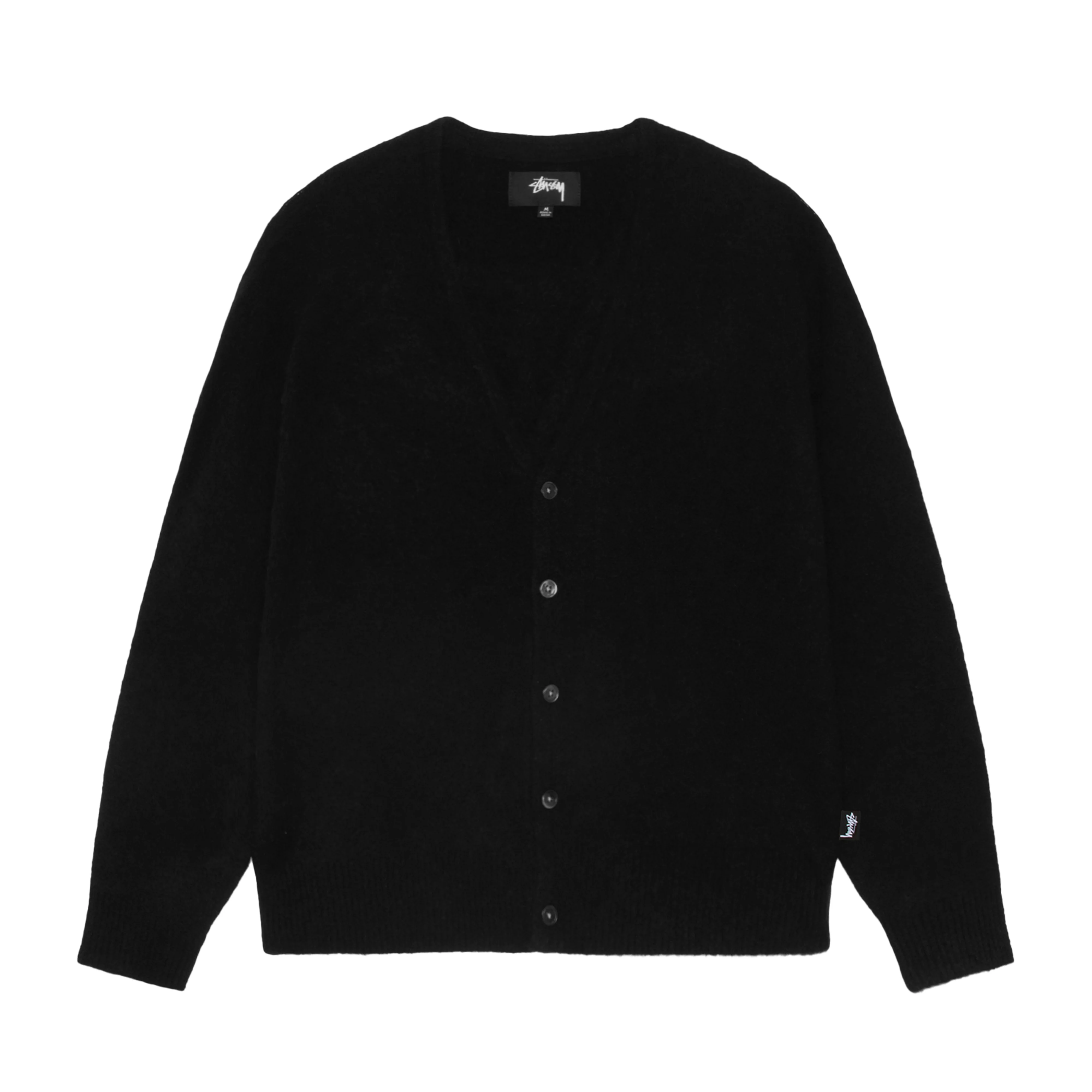 Stüssy - Brushed Cardigan - (Black)