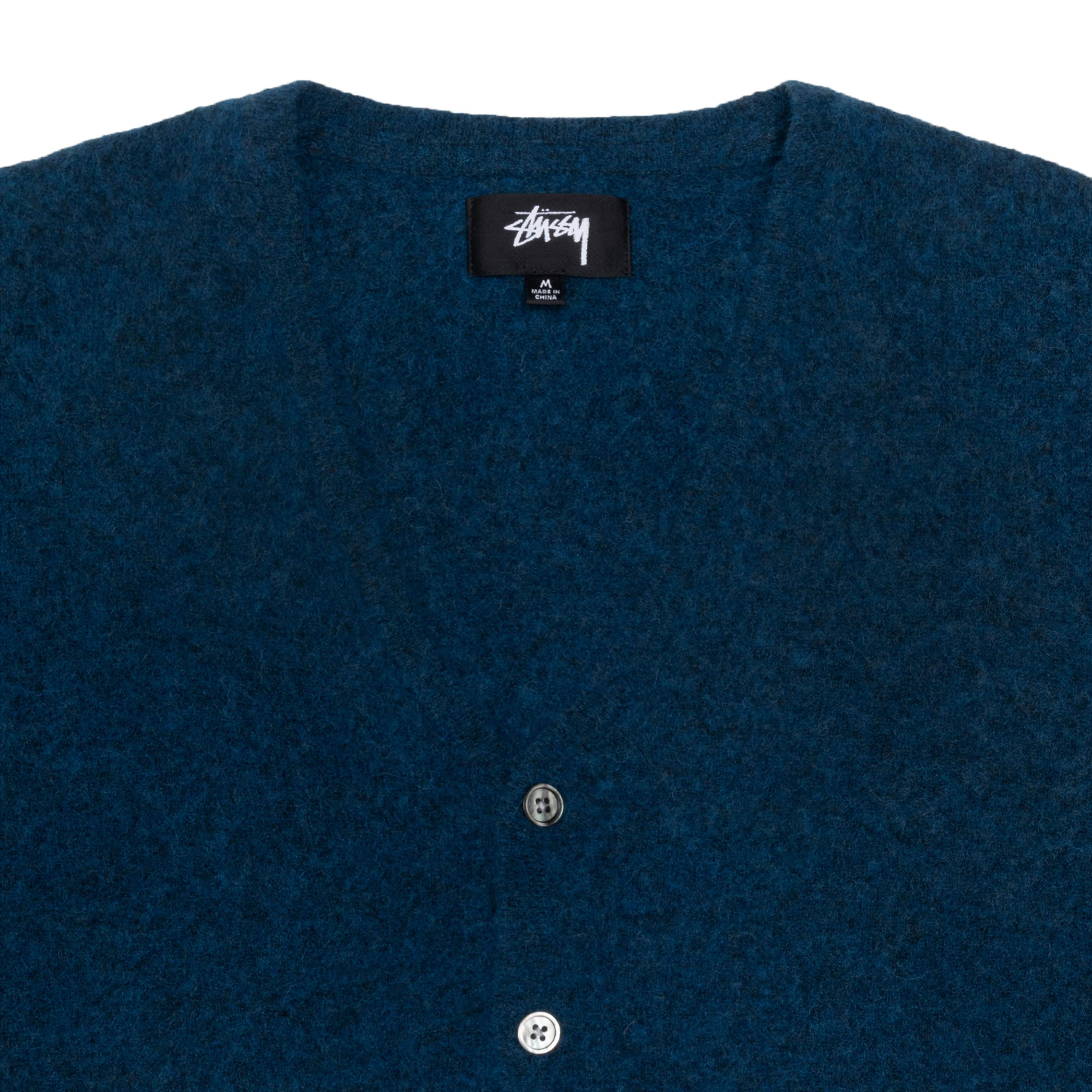 Stüssy - Brushed Cardigan - (Blue) - Image 3