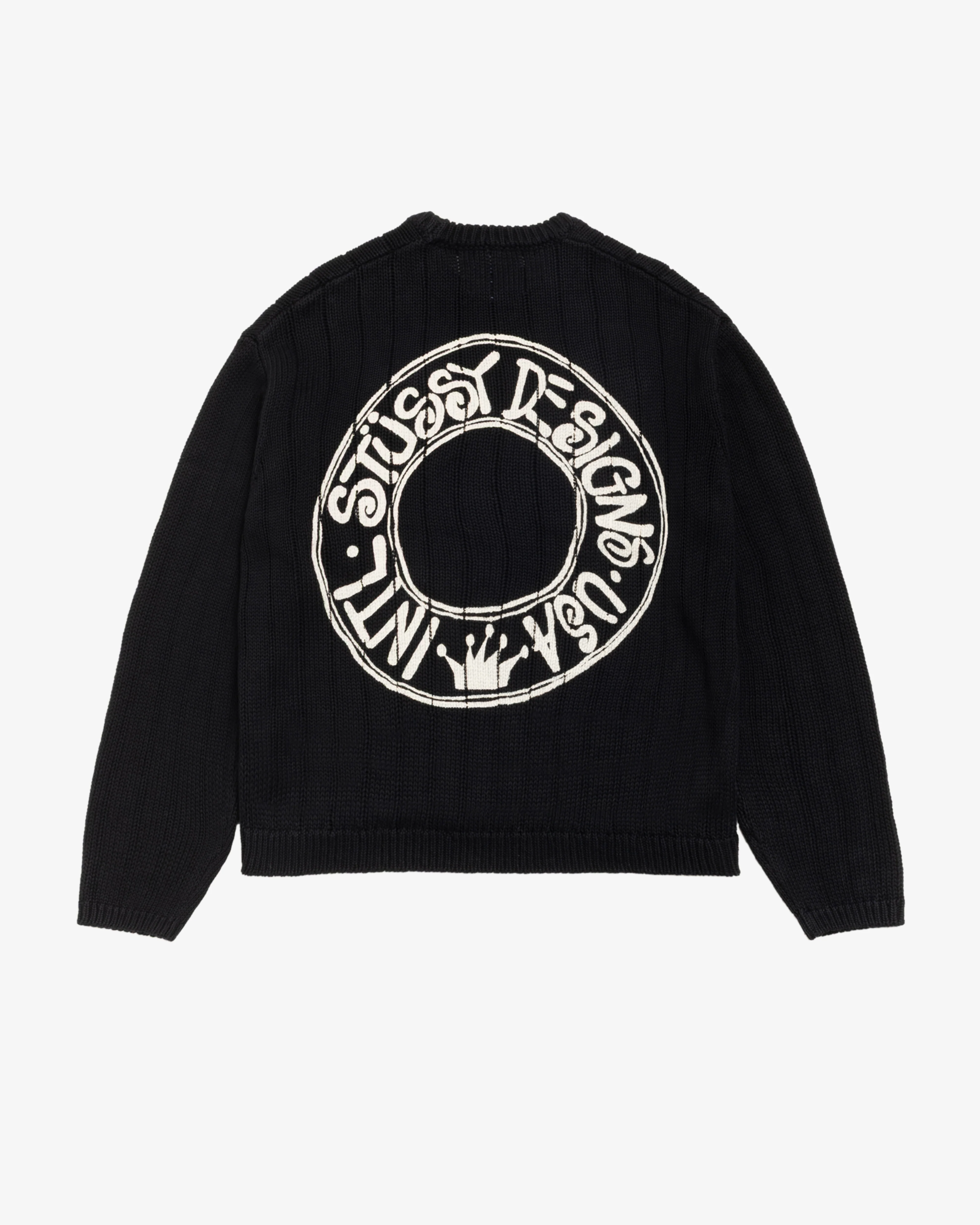 Stüssy - Men's Buana Logo Sweater - (Black) - Image 2