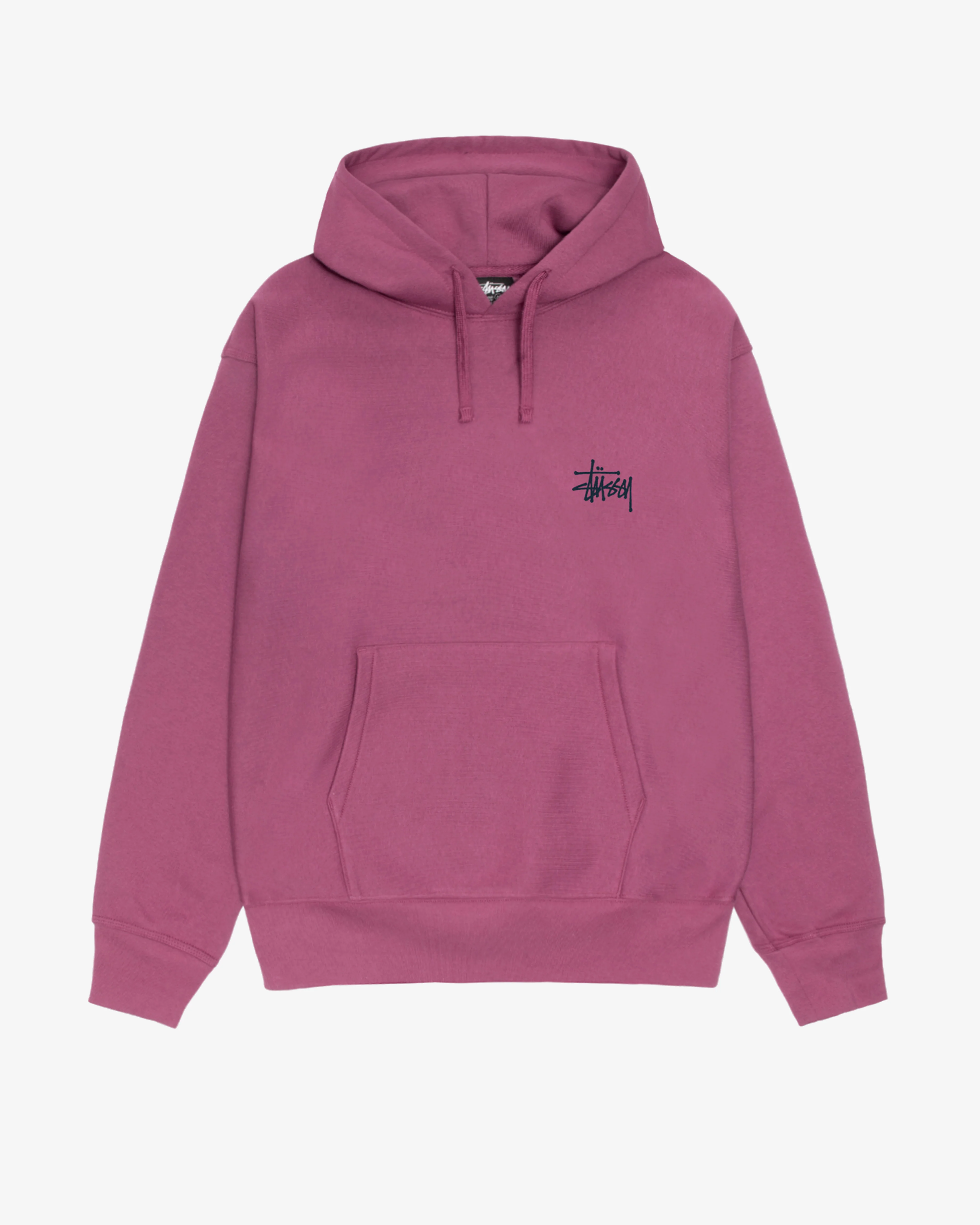 Stüssy - Men's California Grown Hoodie - (Berry) - Image 2