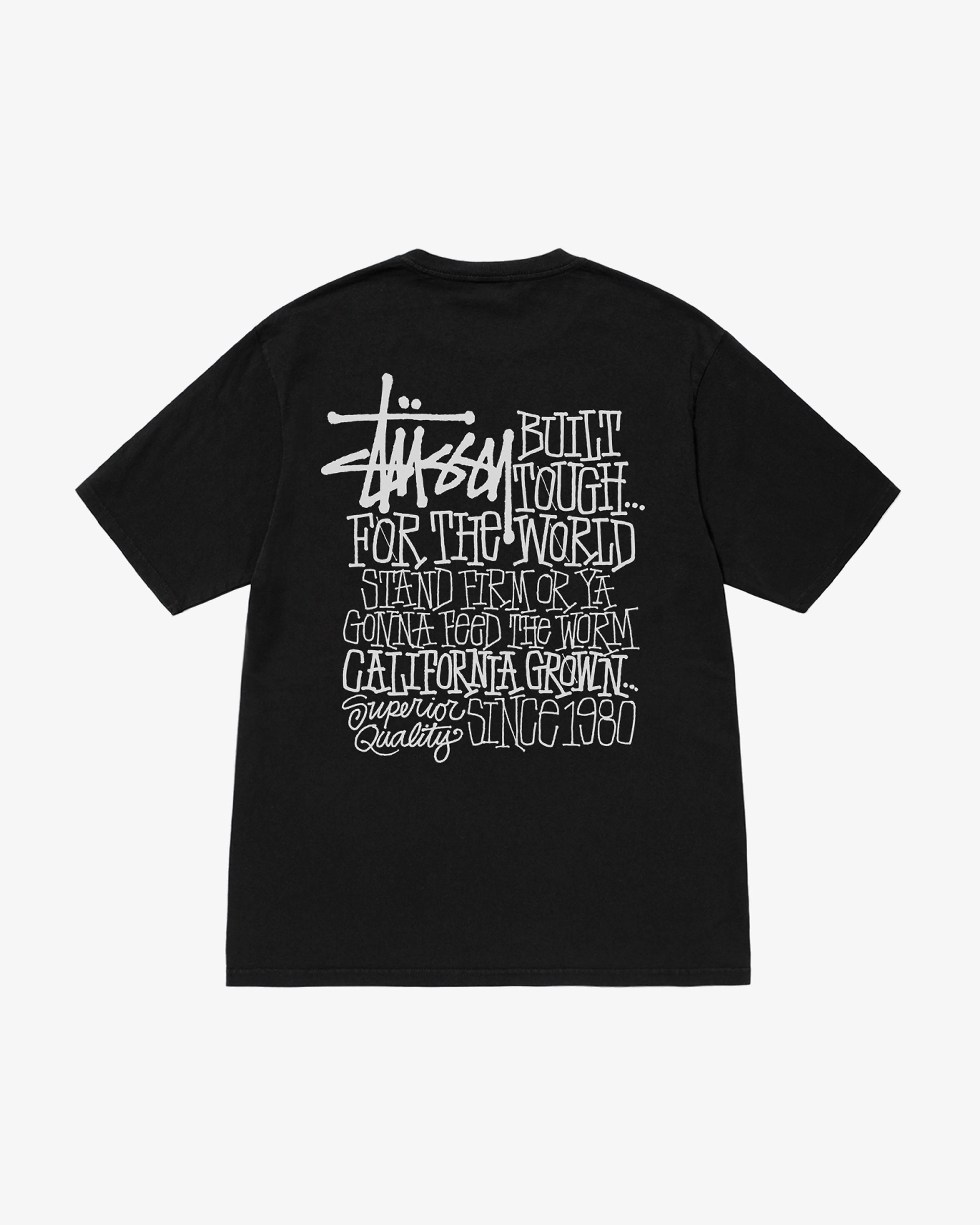 Stüssy - Men's California Grown Pig. Dyed T-Shirt - (Black)