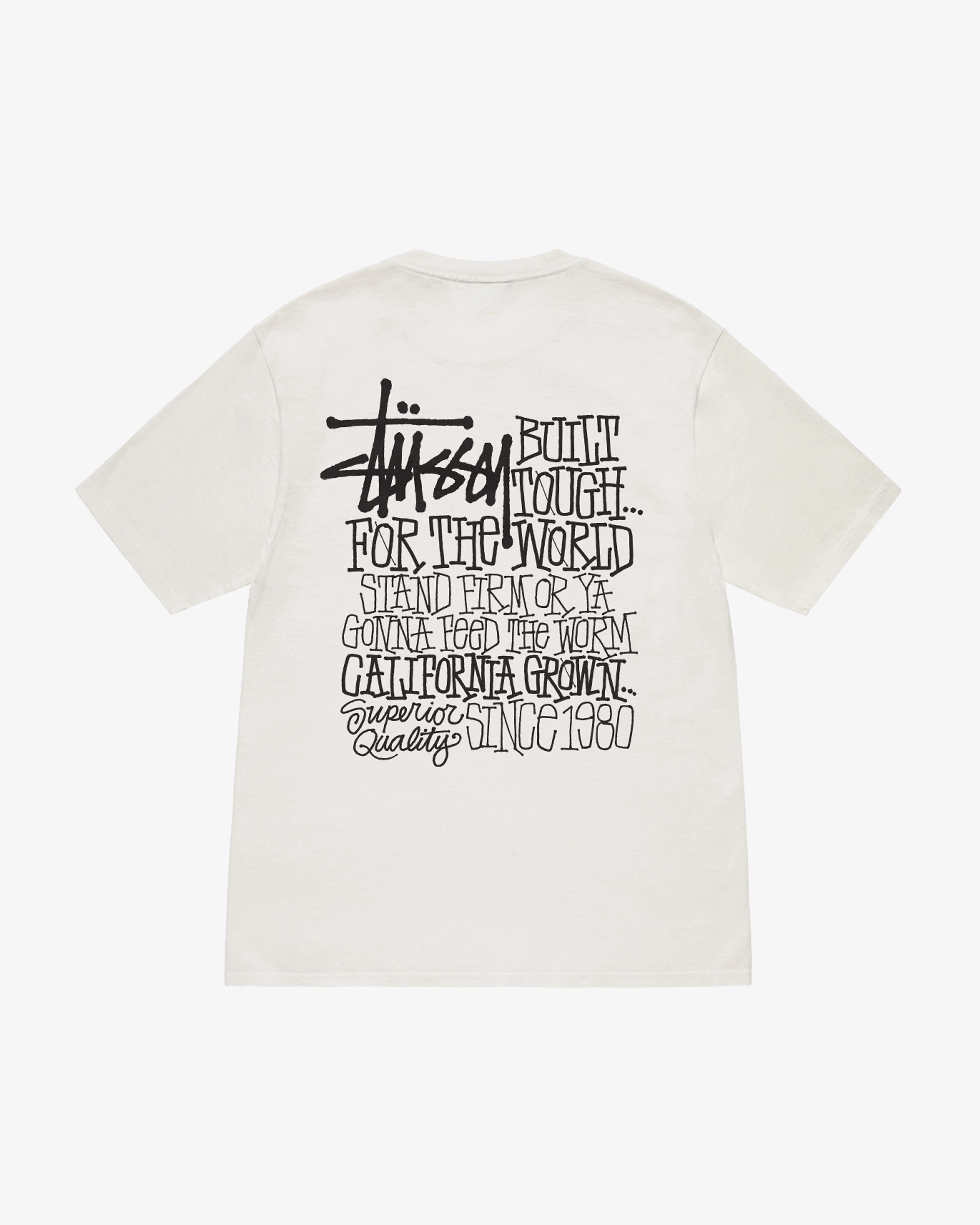 Stüssy - Men's California Grown Pig. Dyed T-Shirt - (Natural)