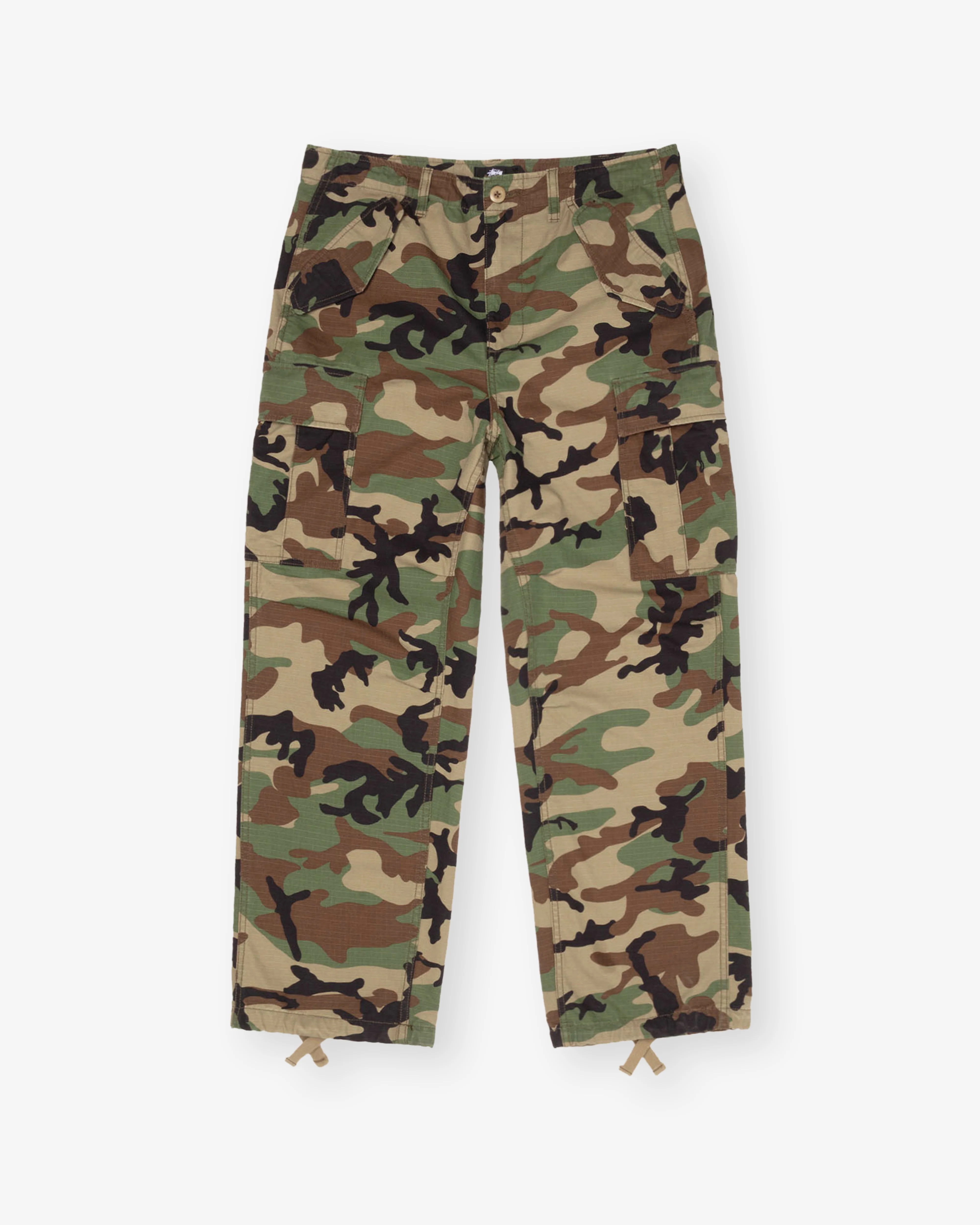 Stüssy - Men's Cargo Pant - (Woodland Camo)