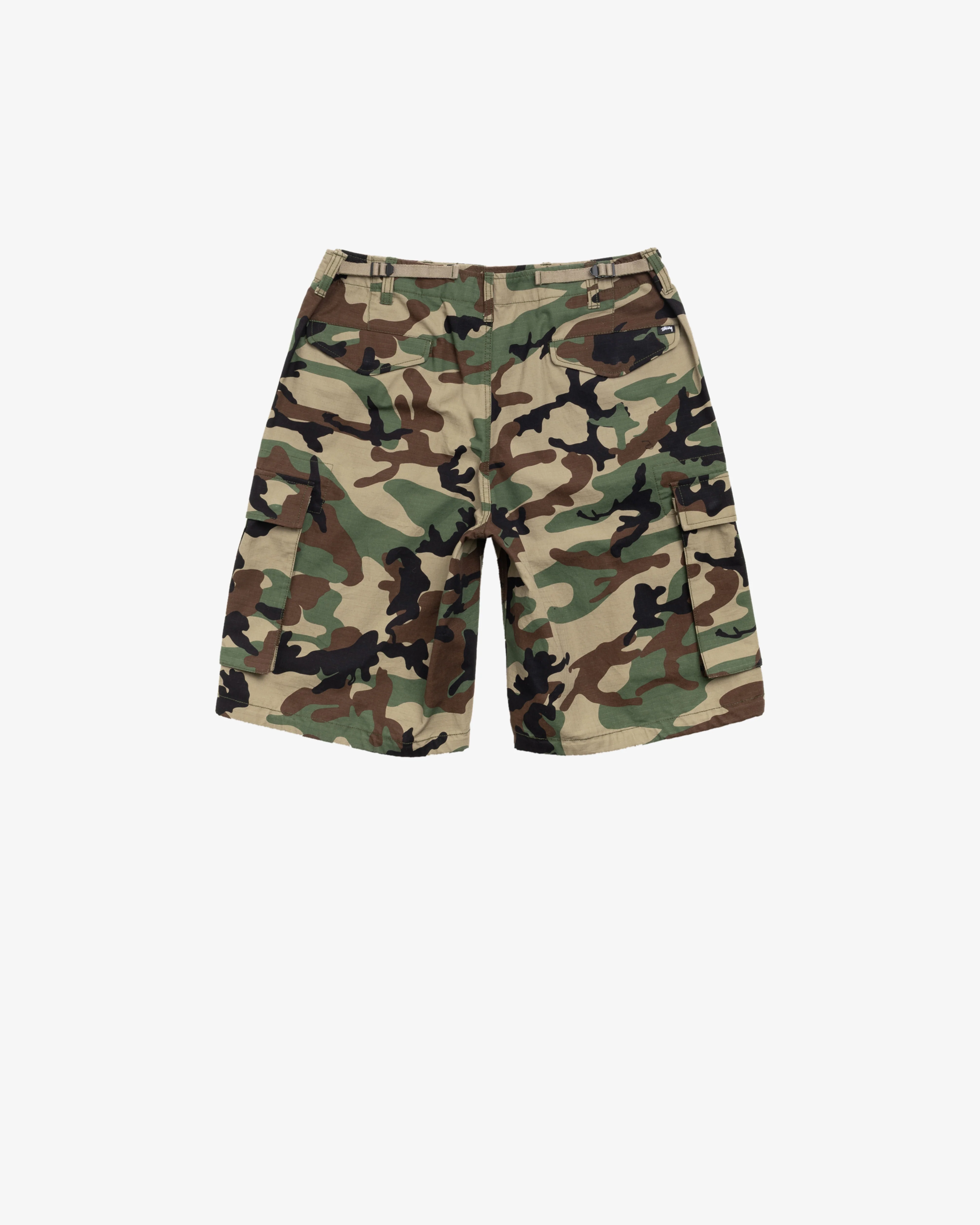Stüssy - Men's Cargo Short Ripstop - (Wood Camo) - Image 2