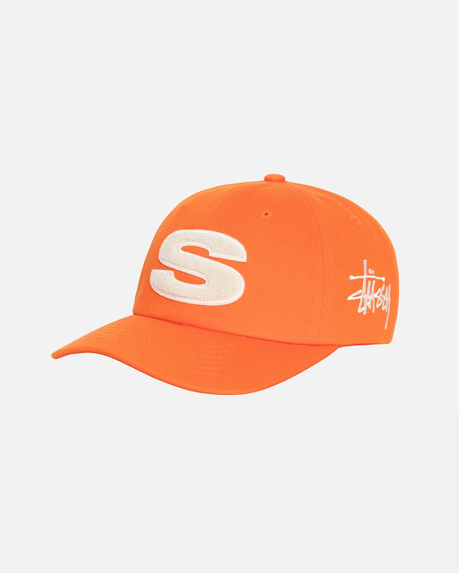 Stüssy - Men's Chenille S Low Pro Cap - (Orange) - Image 2