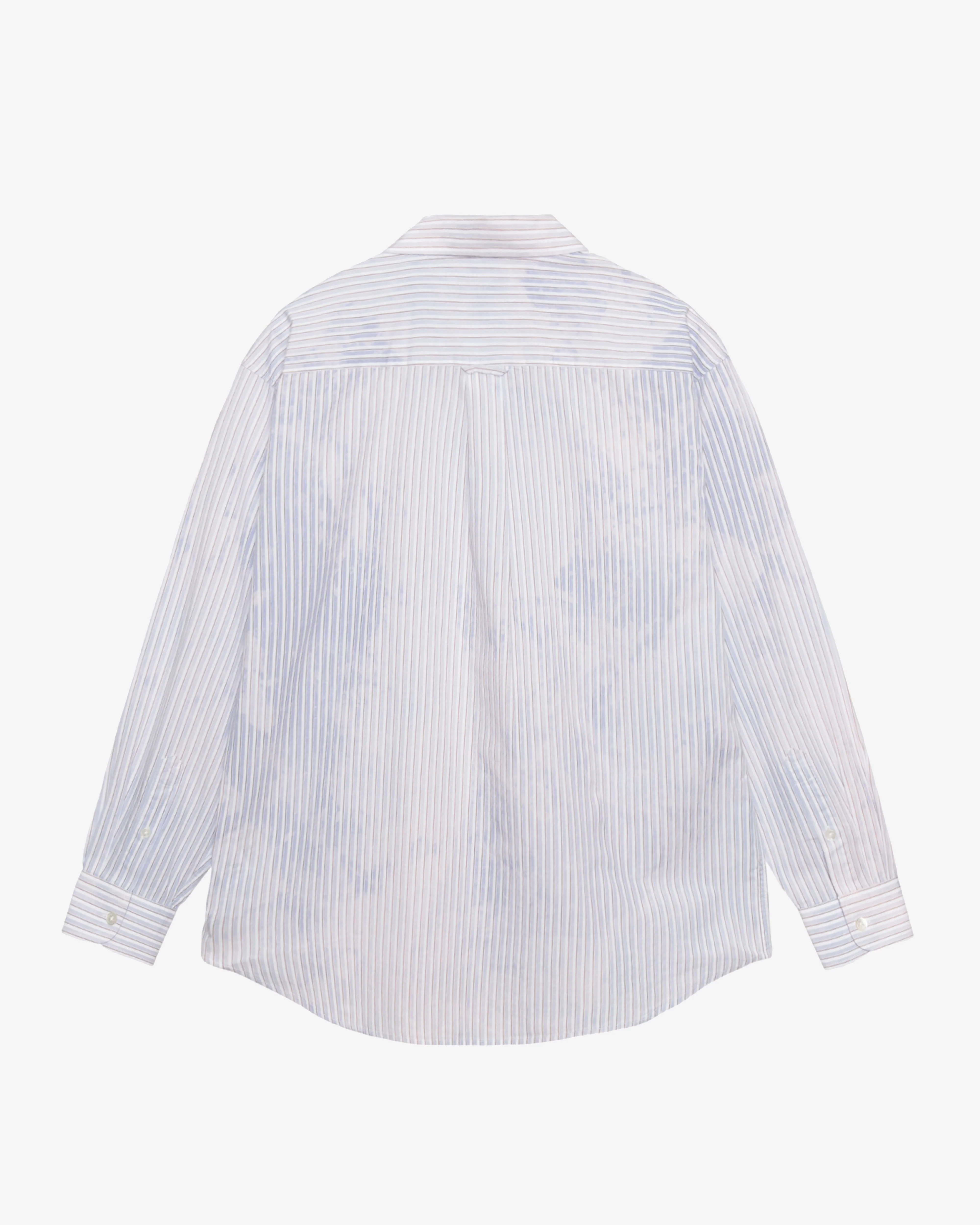 Stüssy - Men's Classic Long Sleeve Shirt Bleached - (Blue) - Image 2