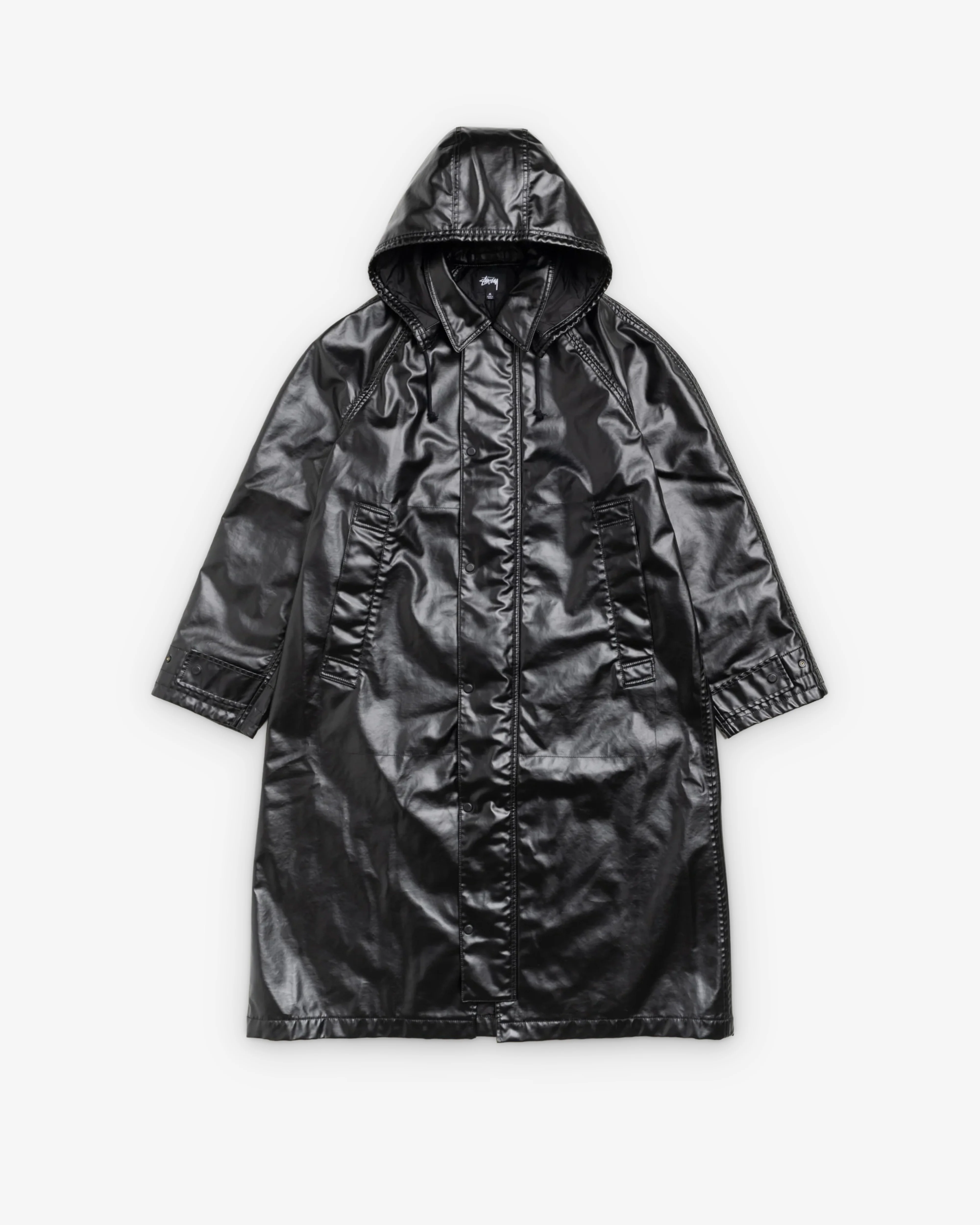Stüssy - Men's Coated Field Coat - (Black) - Image 3