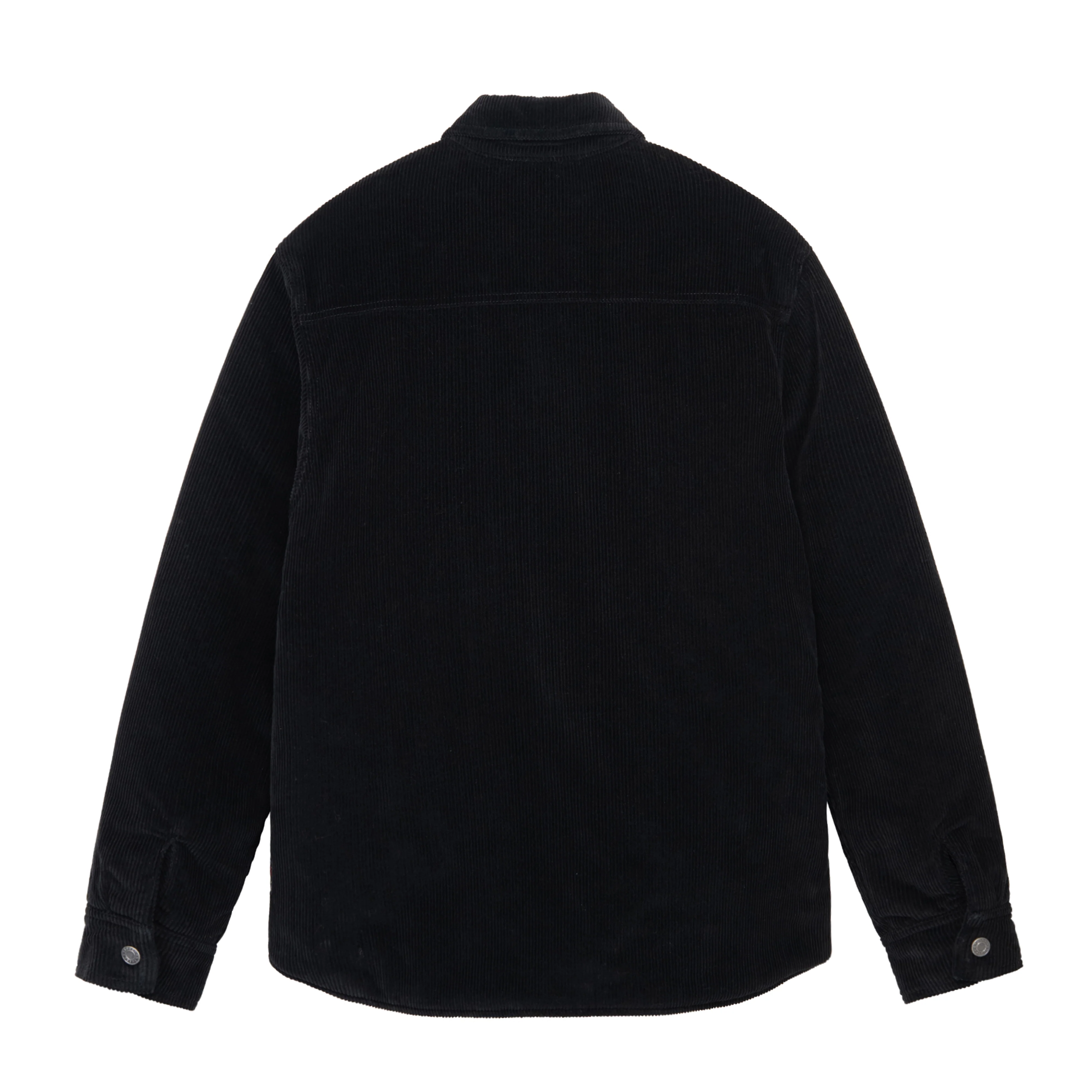 Stüssy - Cord Quilted Overshirt - (Black) - Image 2
