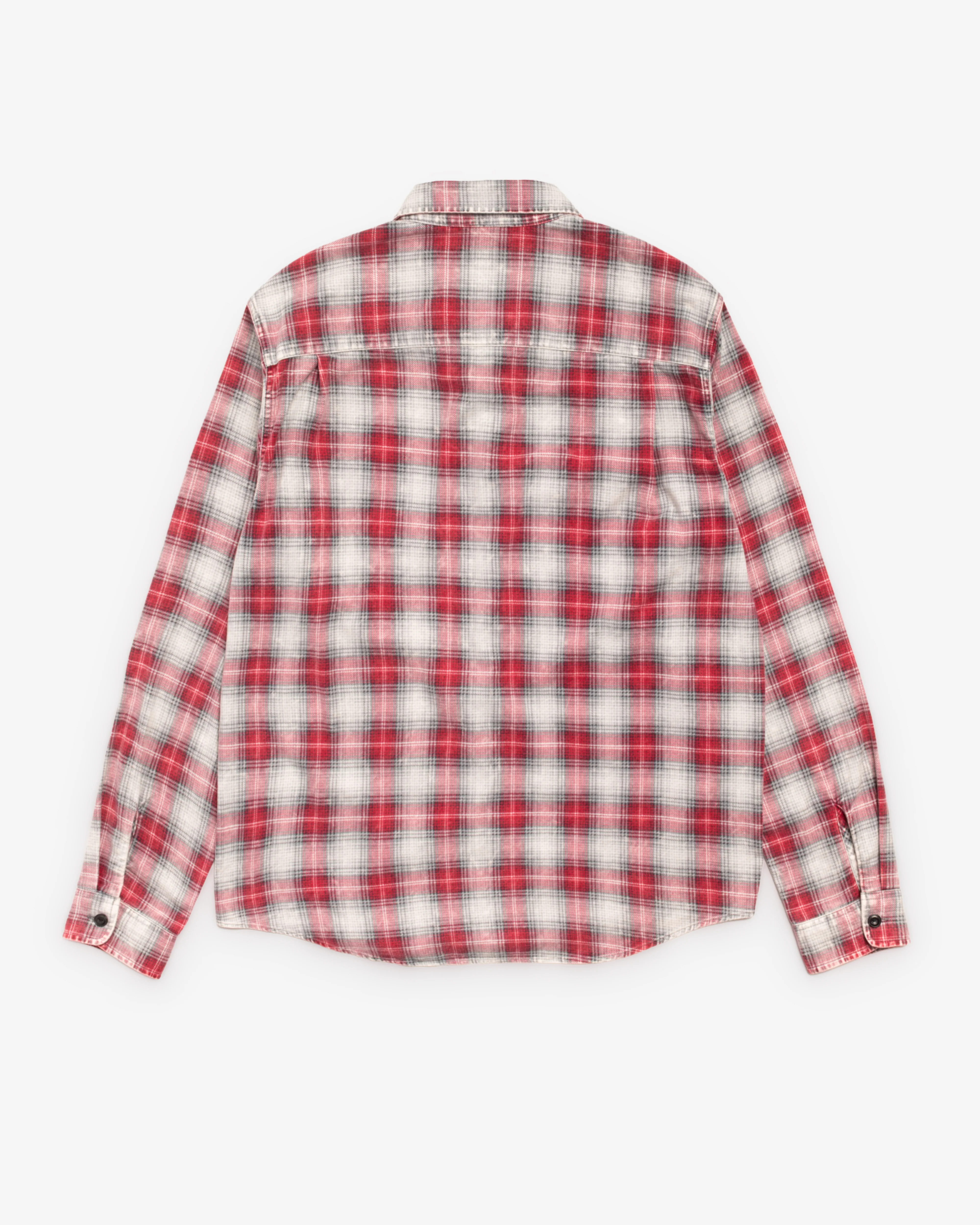 Stüssy - Men's Dax Plaid Shirt - (Red) - Image 2