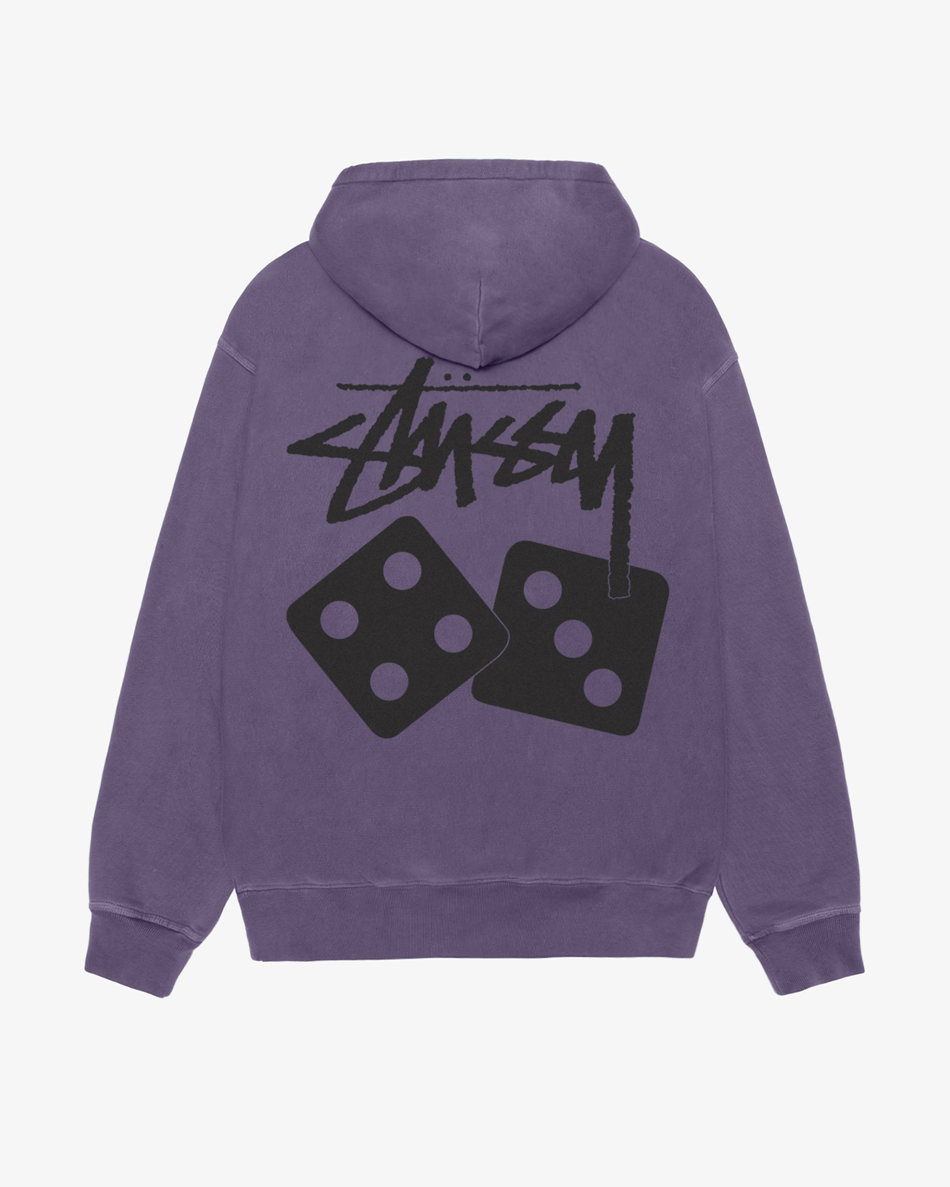Stüssy - Men's Dice Pig. Dyed Zip Hoodie -  (Grape) - Image 2