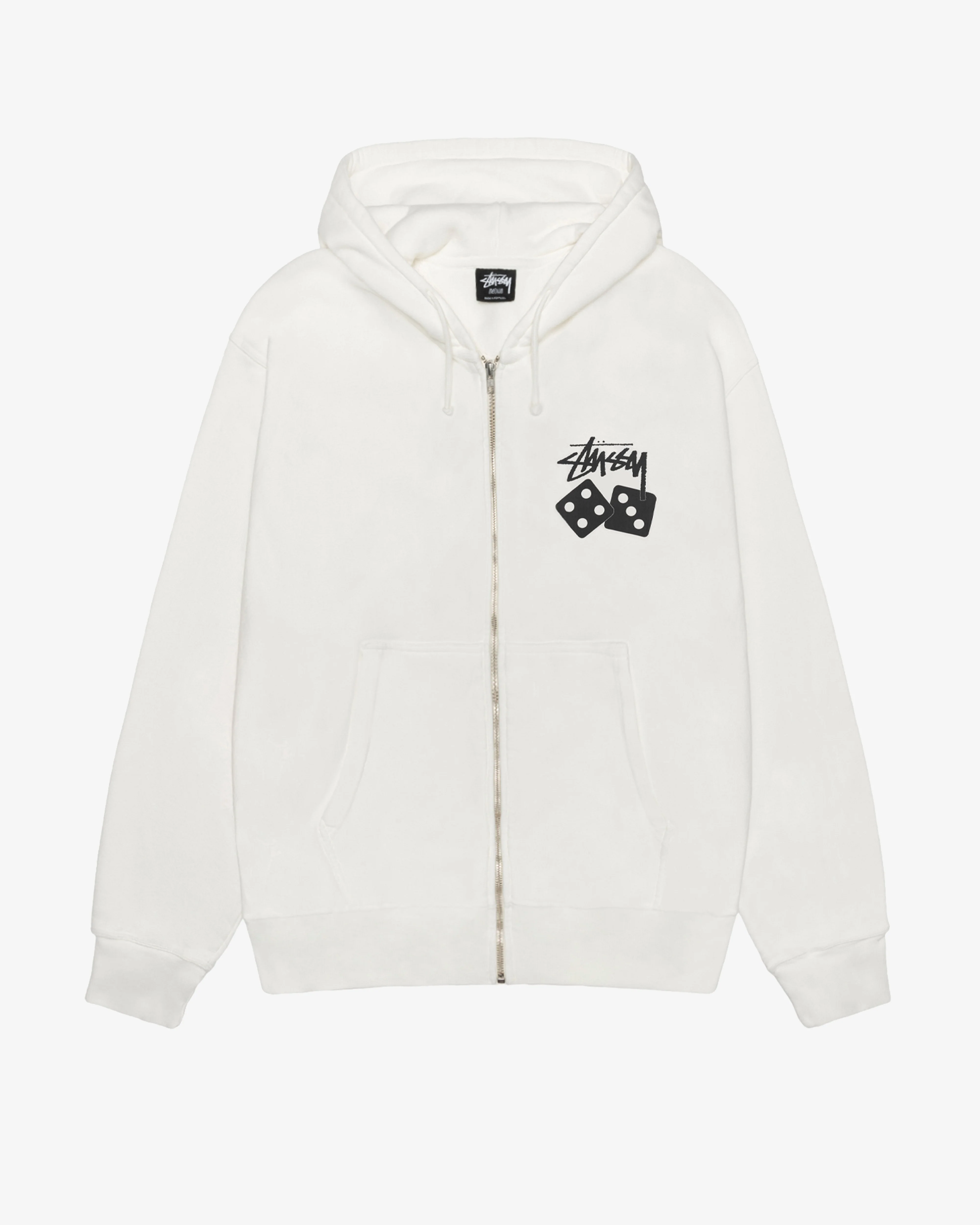Stüssy - Men's Dice Pig. Dyed Zip Hoodie - (Natural)
