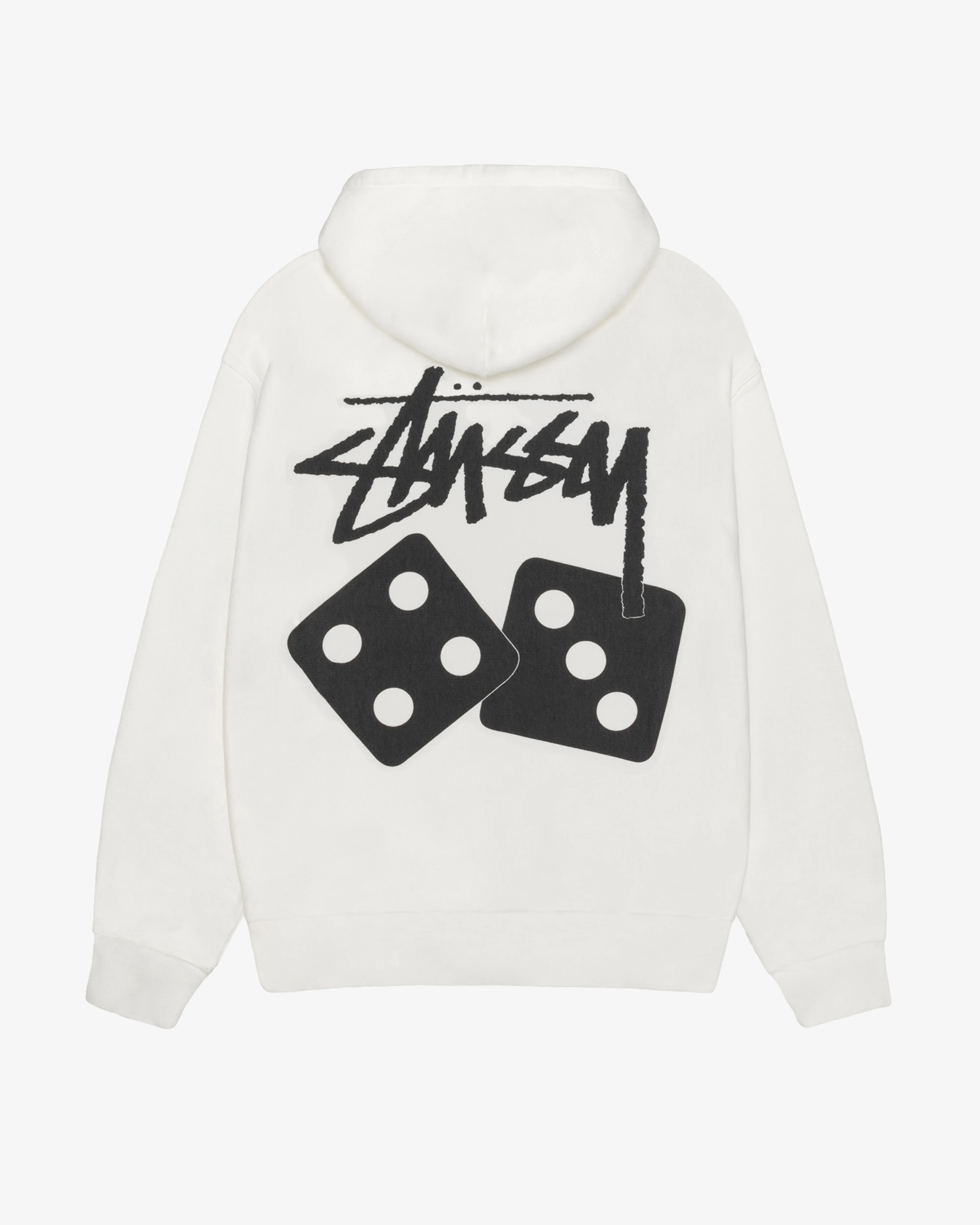 Stüssy - Men's Dice Pig. Dyed Zip Hoodie - (Natural) - Image 2