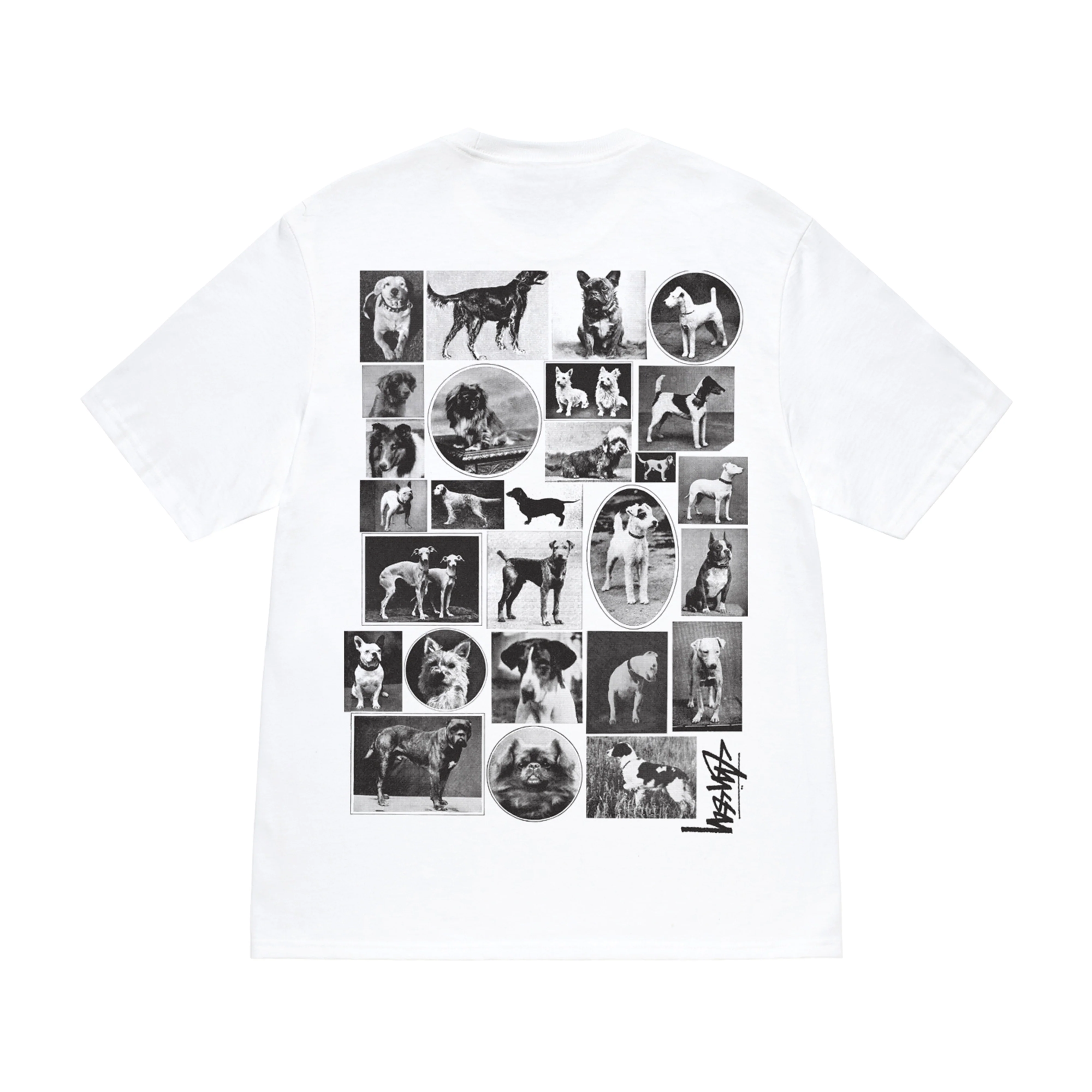 Stüssy - Dog Collage Tee - (White)