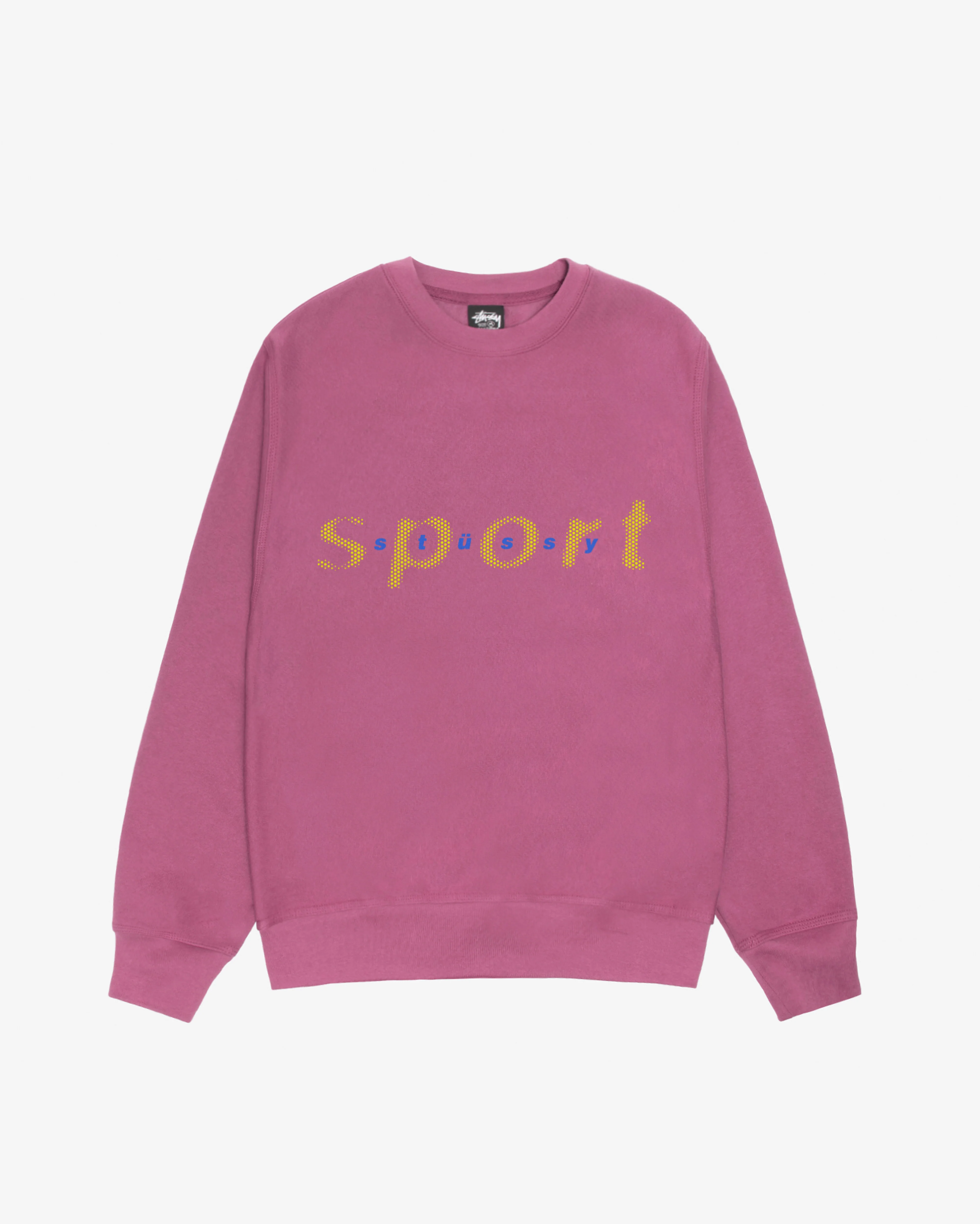 Stüssy - Men's Dot Sport Crew - (Berry)