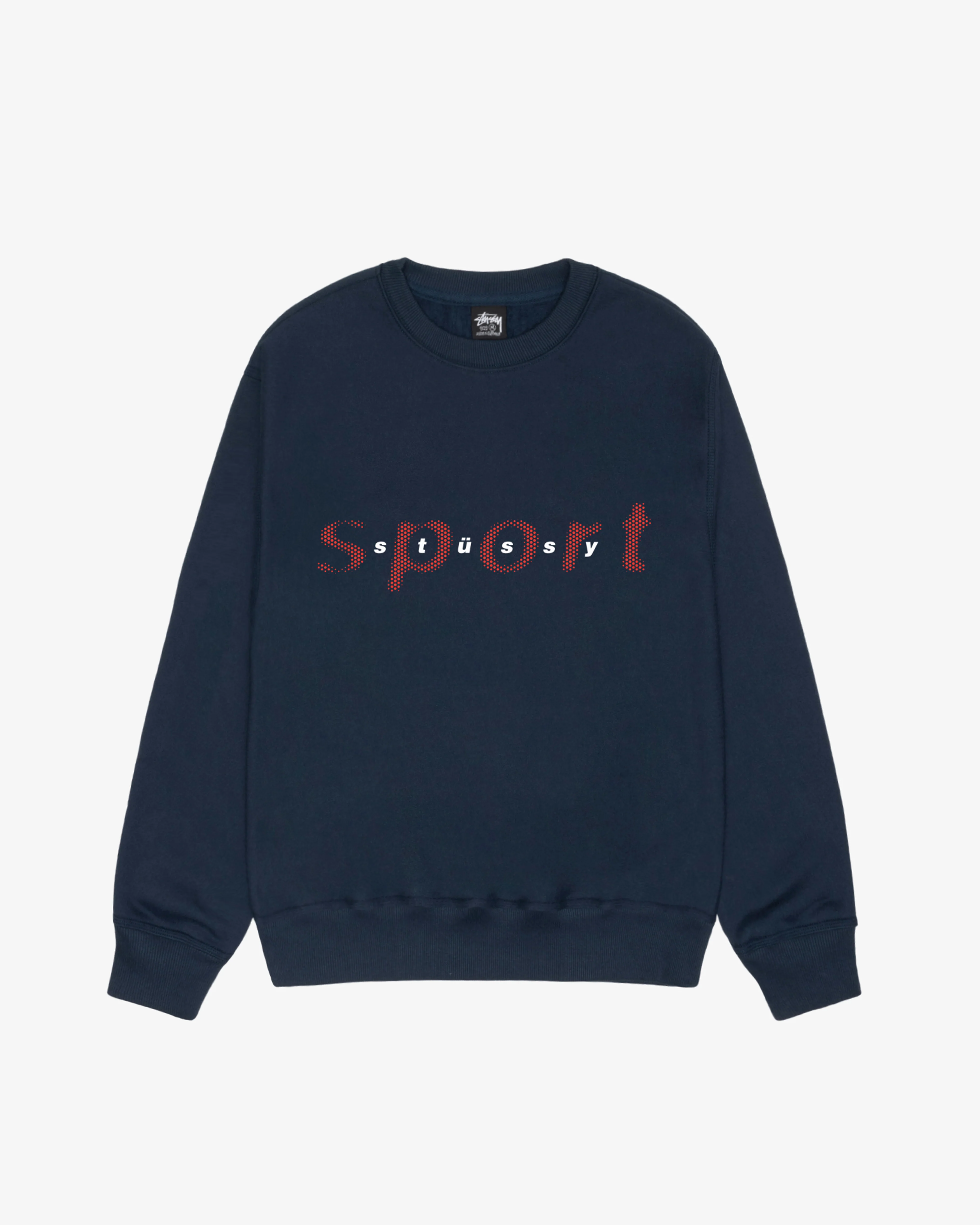Stüssy - Men's Dot Sport Crew - (Navy)