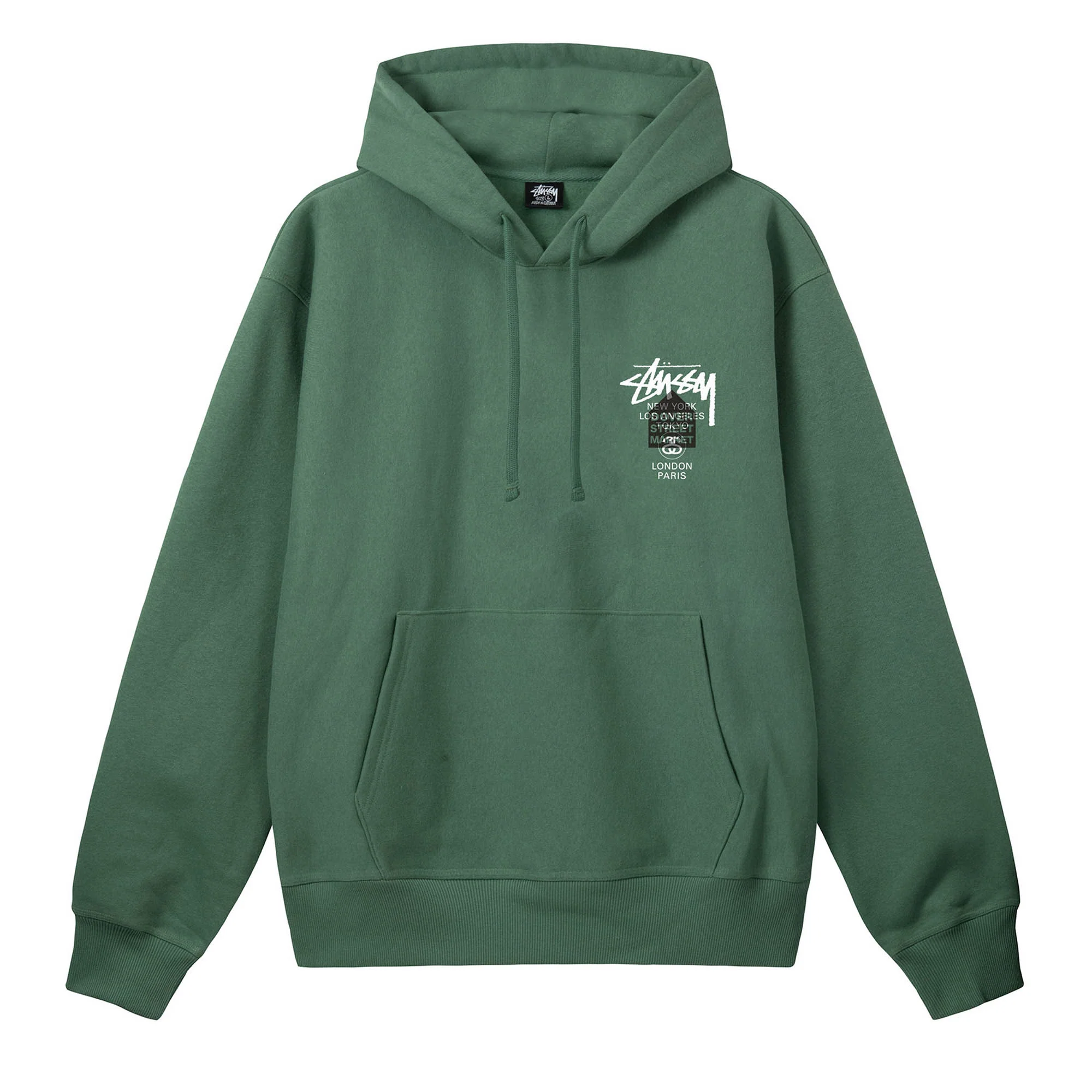Stüssy - DSM Men's World Tour Hoodie - (Green)