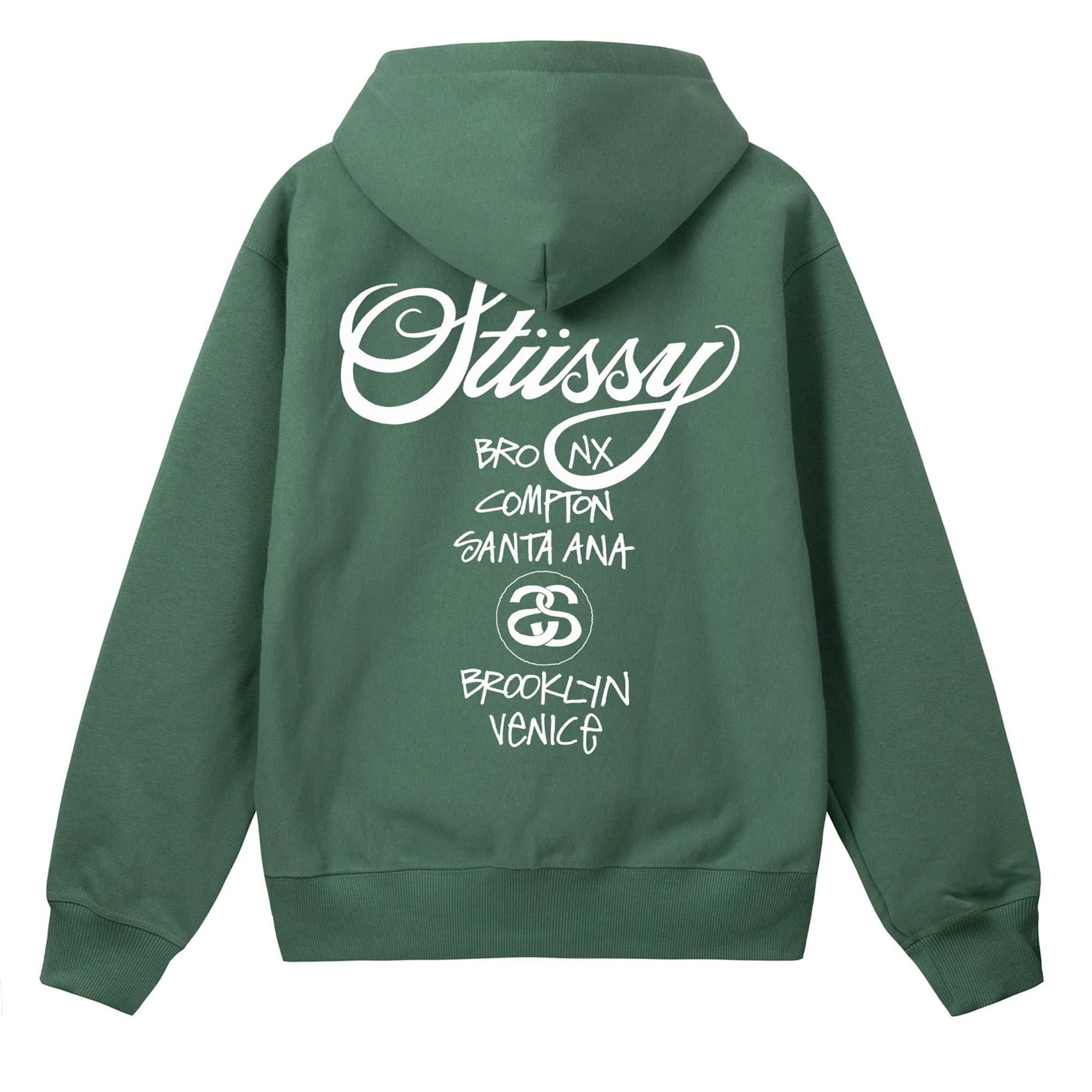 Stüssy - DSM Men's World Tour Hoodie - (Green) - Image 2