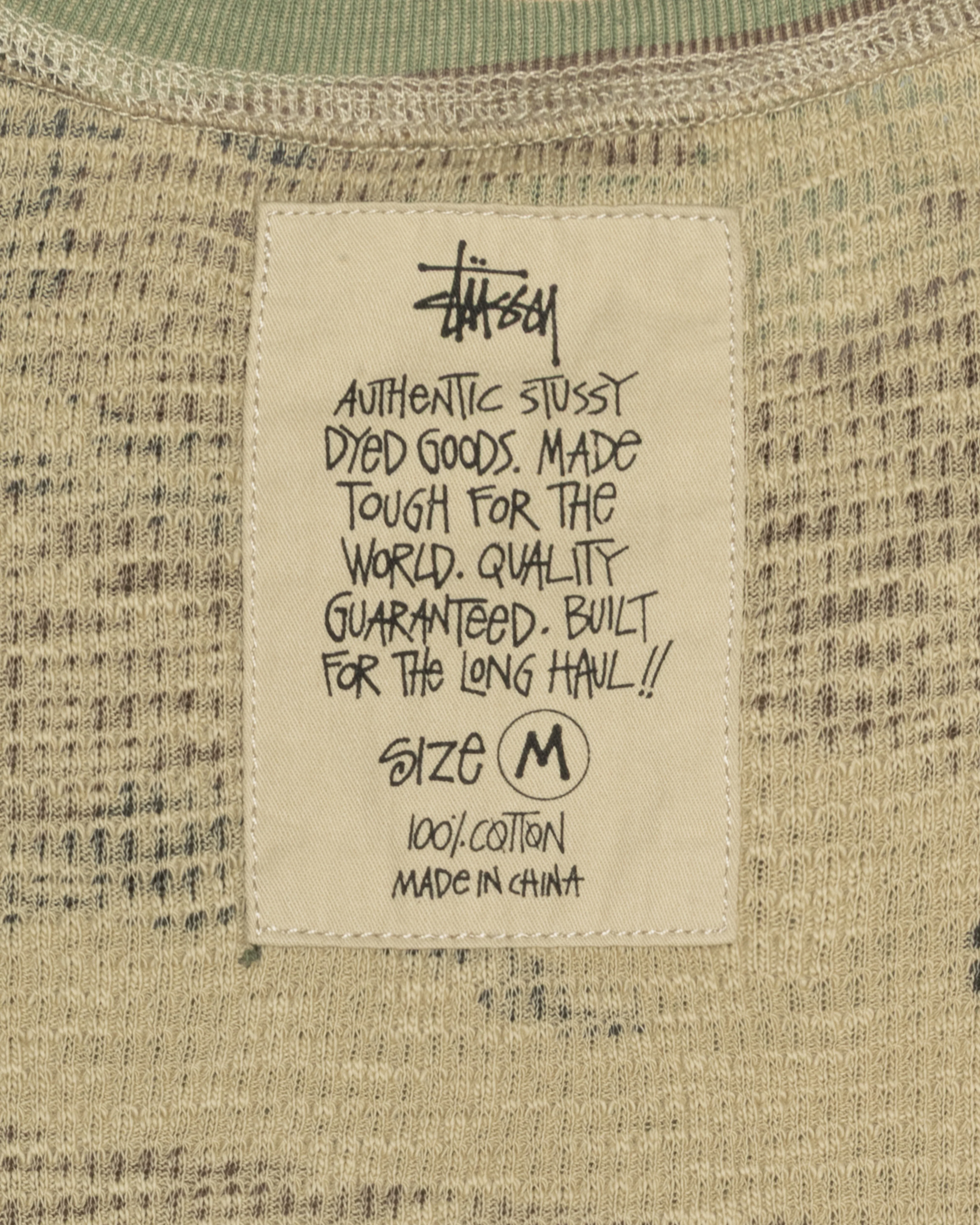 Stüssy - Men’s Pigment Dyed Short Sleeve Thermal - (Camo) - Image 3