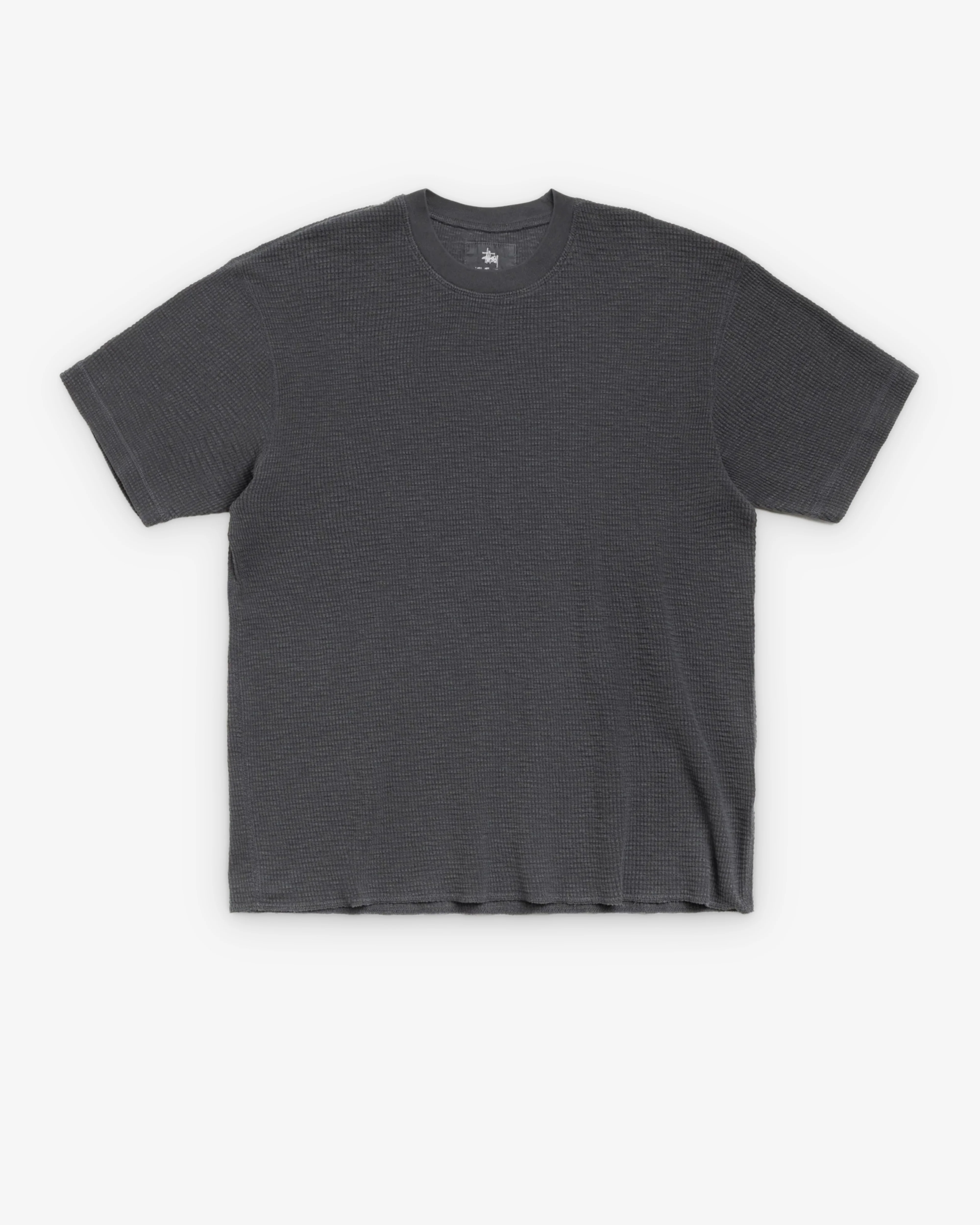 Stüssy - Men's Pigment Dyed SS Thermal - (Faded Black)