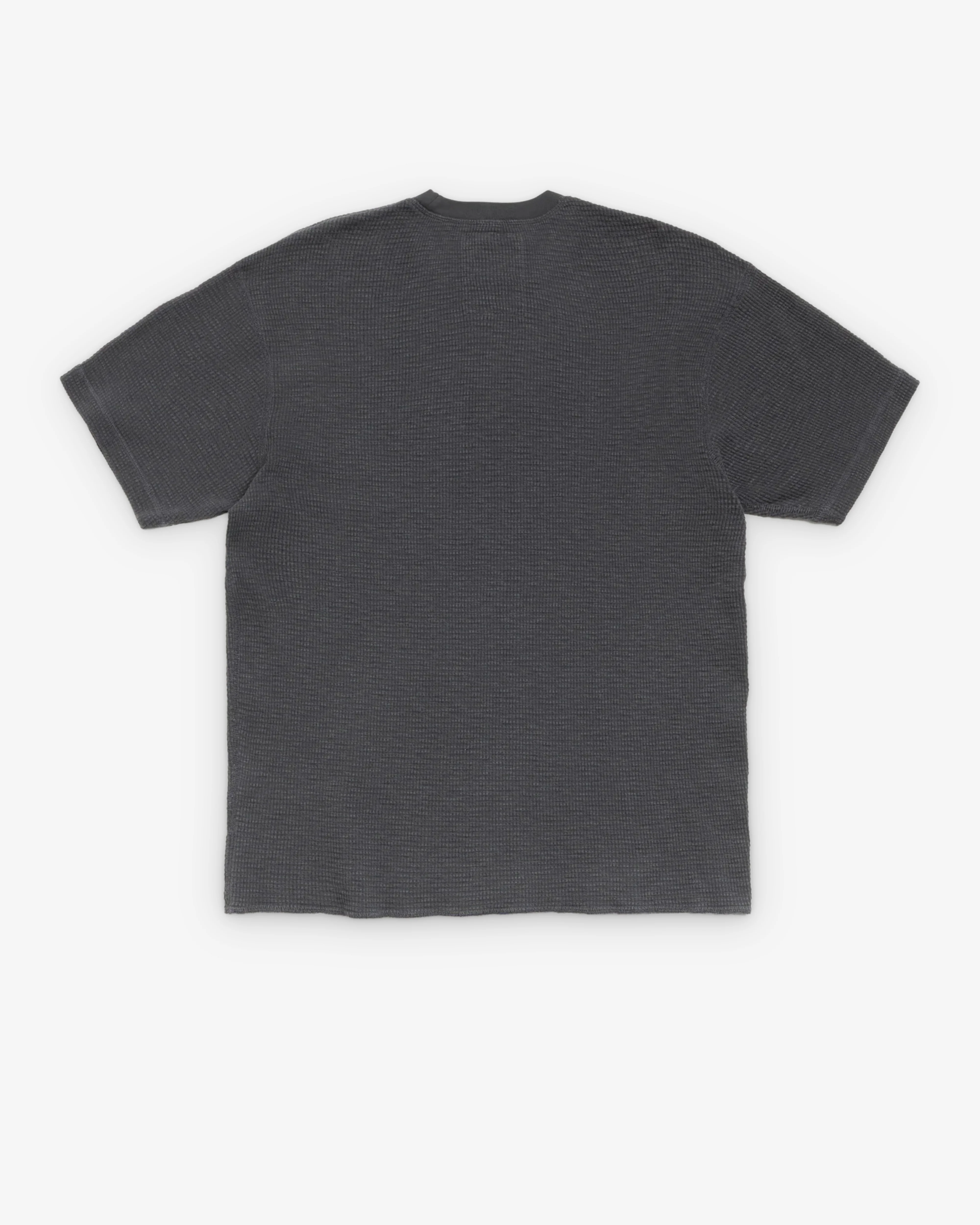 Stüssy - Men's Pigment Dyed SS Thermal - (Faded Black) - Image 2