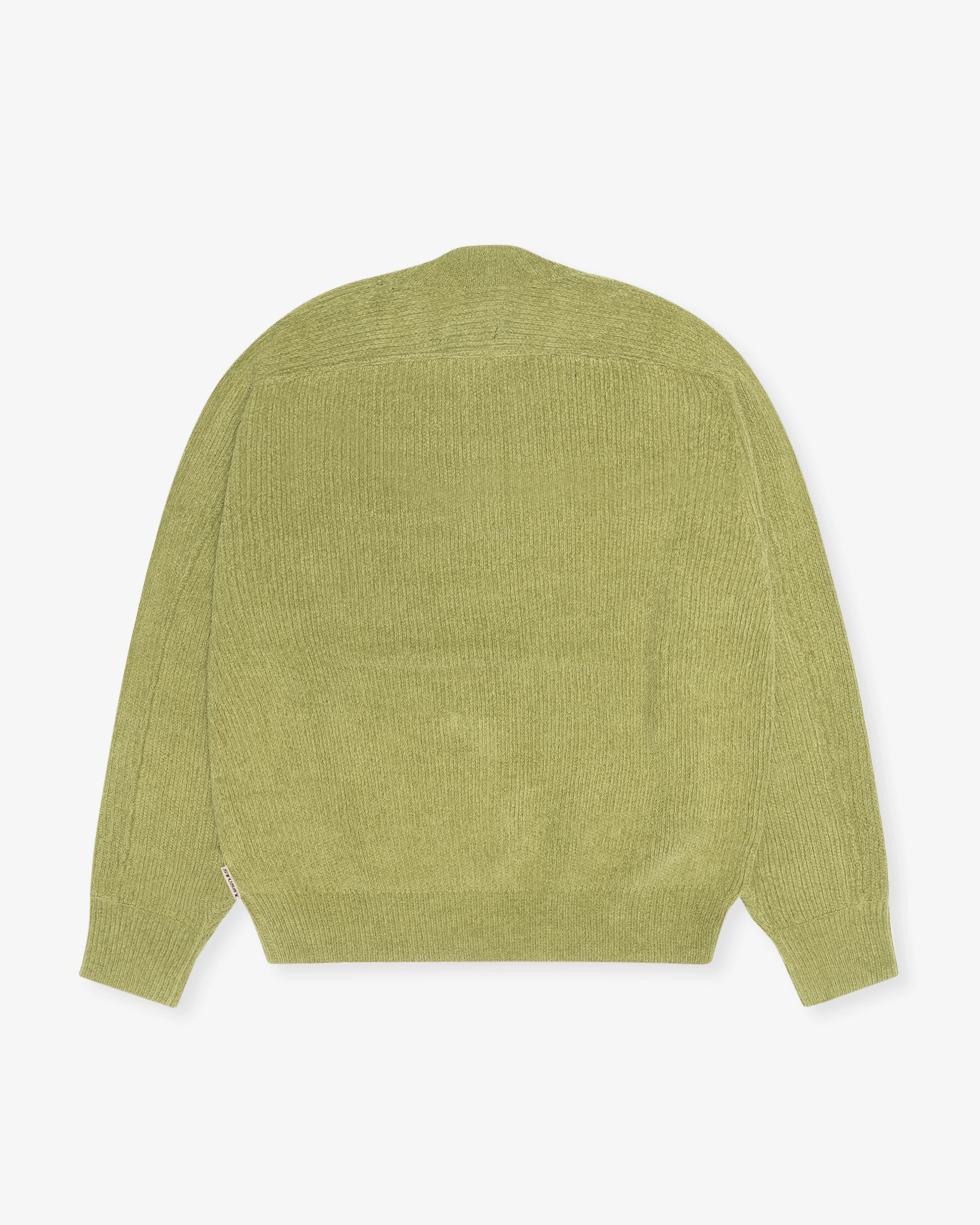 Stüssy - Men's Exposed Seam Sweater - (Green) - Image 2