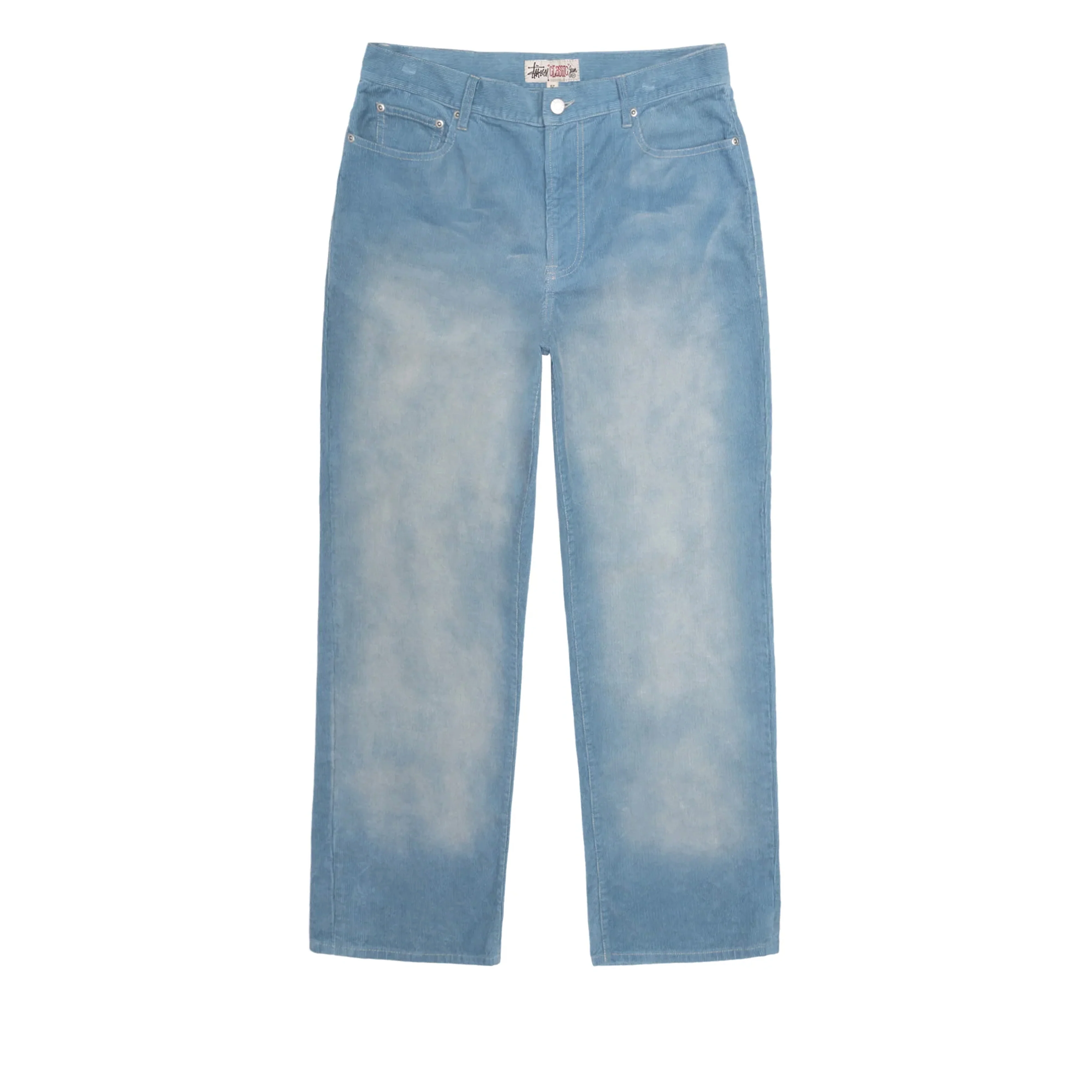 Stüssy - Men's Faded Corduroy Classic Jeans - (Denim Blue)