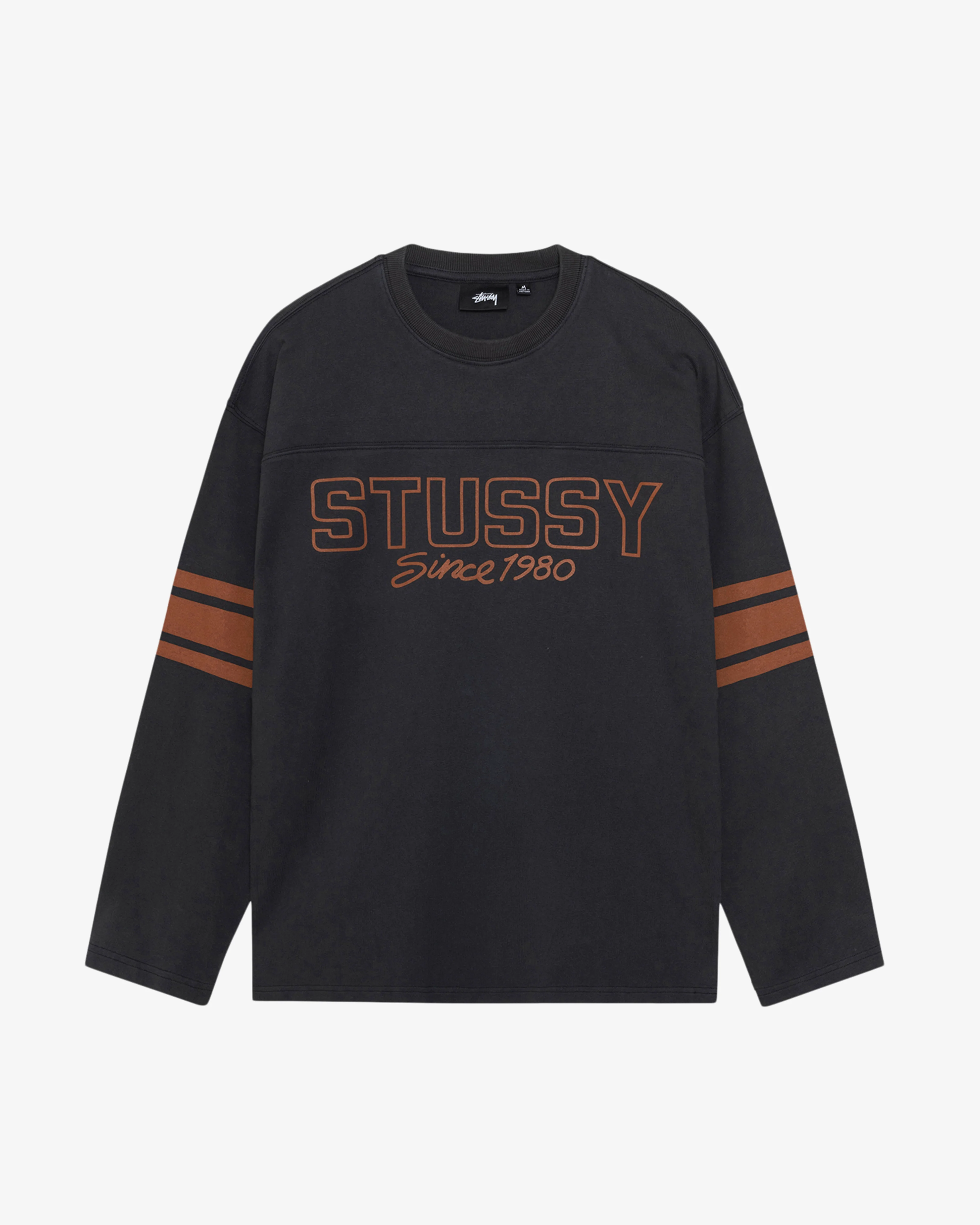 Stüssy - Men's Football Crewneck - (Black)