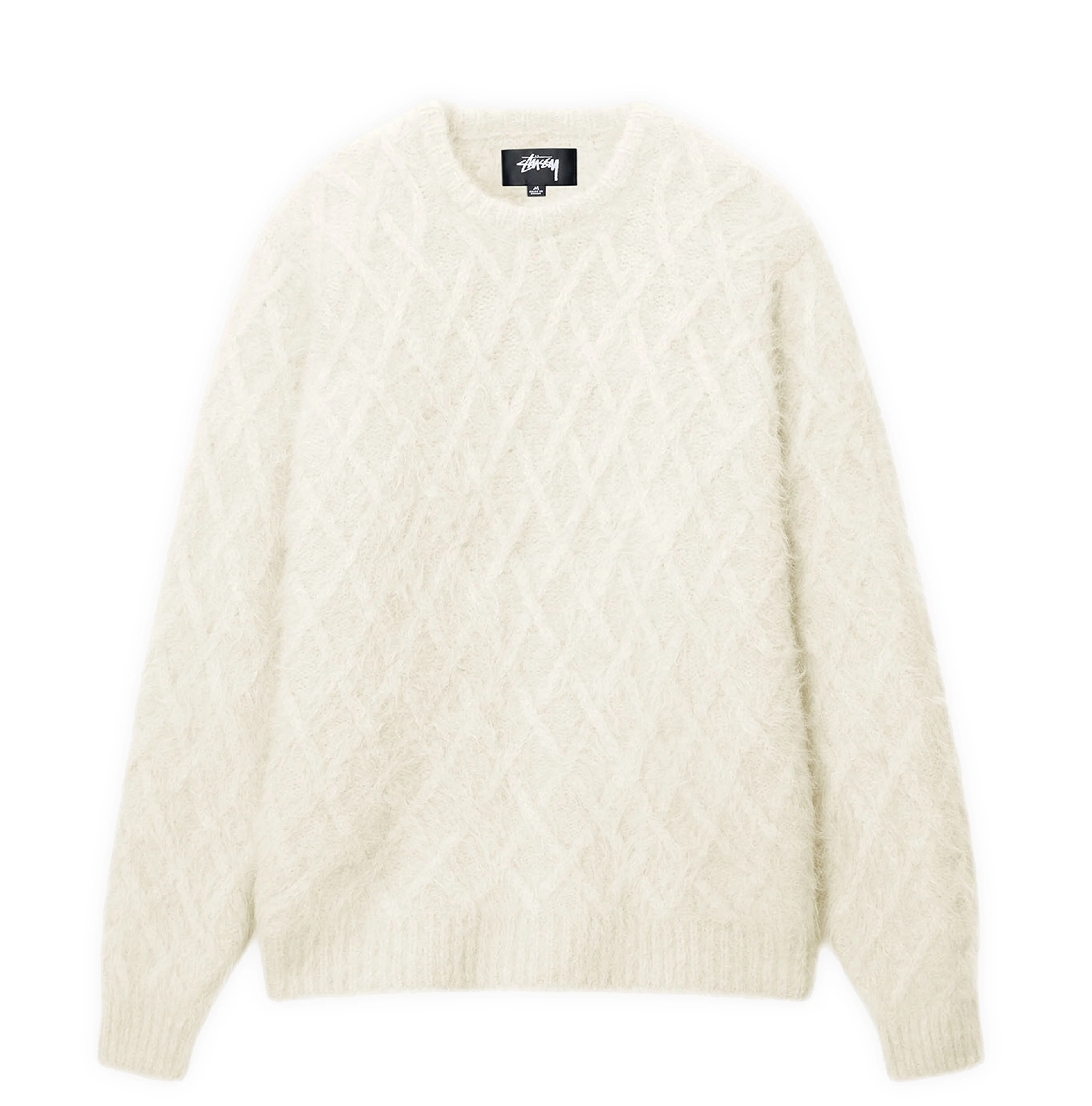 Stüssy - Fuzzy Lattice Crew - (Ivory)