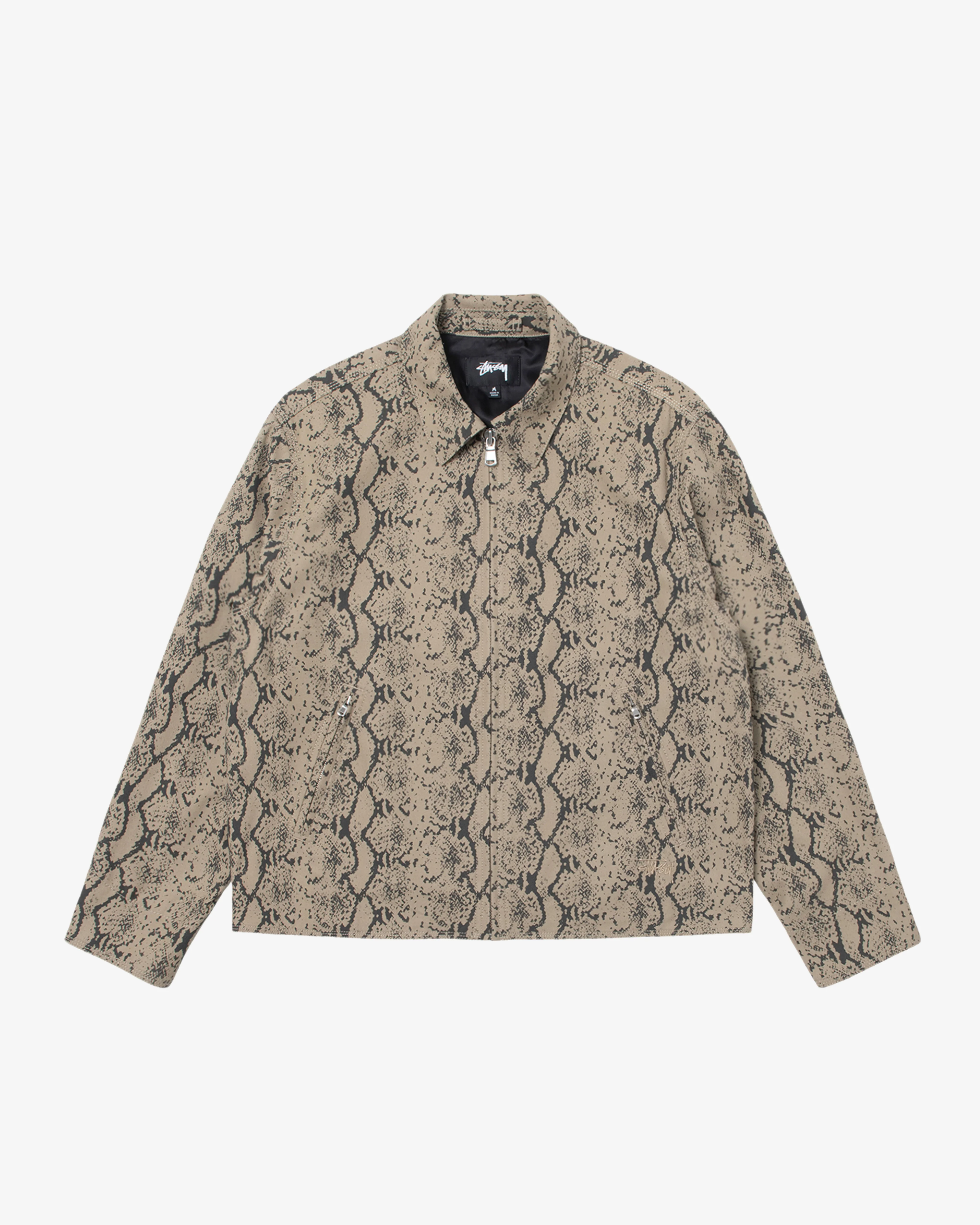 Stüssy - Men's Garage Jacket Gabardine - (Snake)