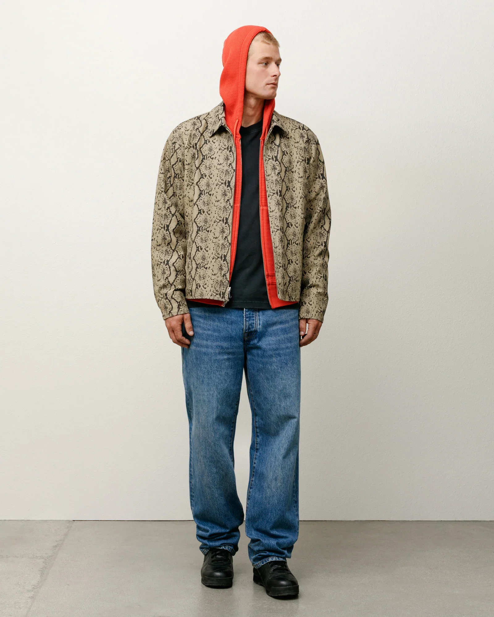 Stüssy - Men's Garage Jacket Gabardine - (Snake) - Image 5