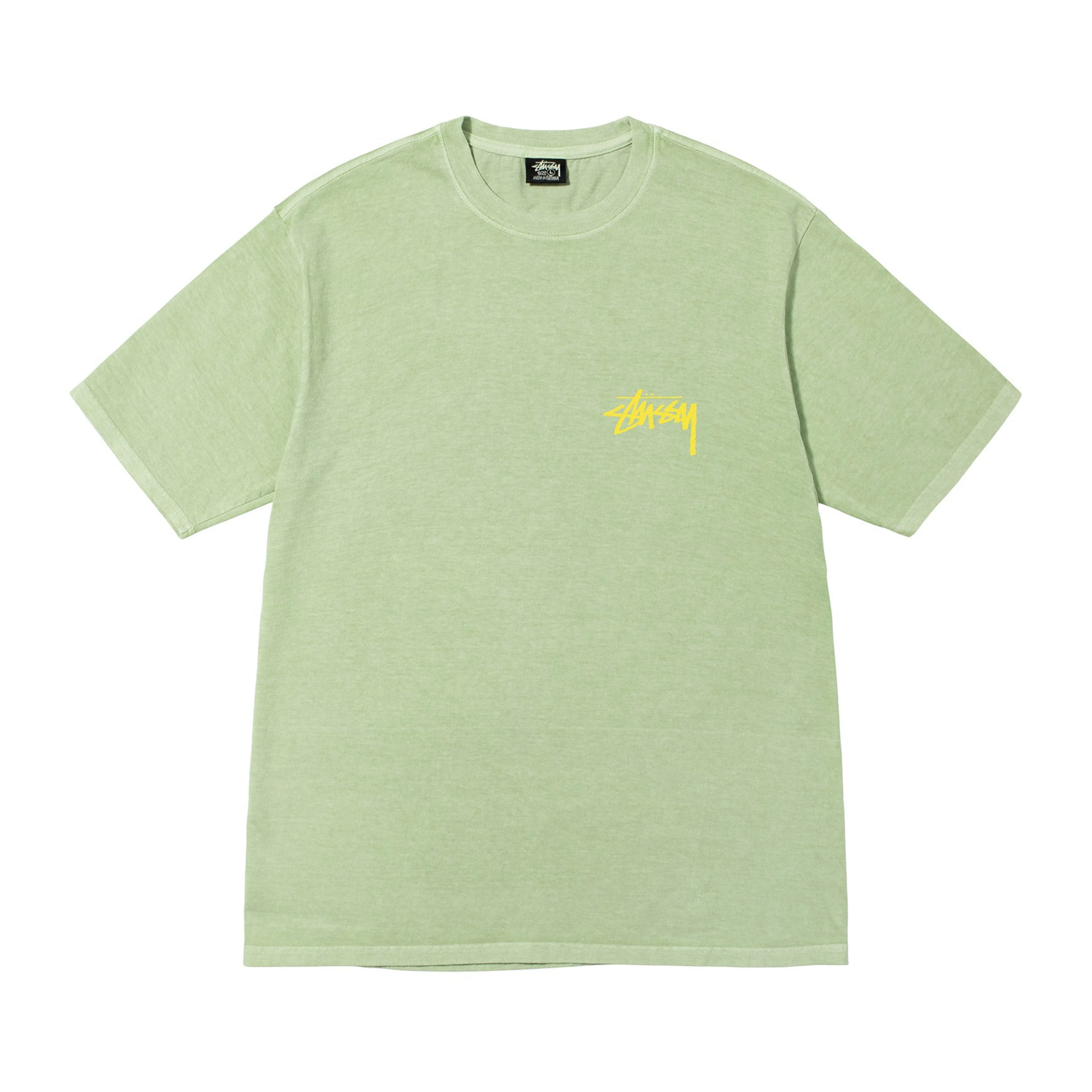 Stüssy - How We’re Livin’ Pig. Dyed Tee - (Sage) - Image 2