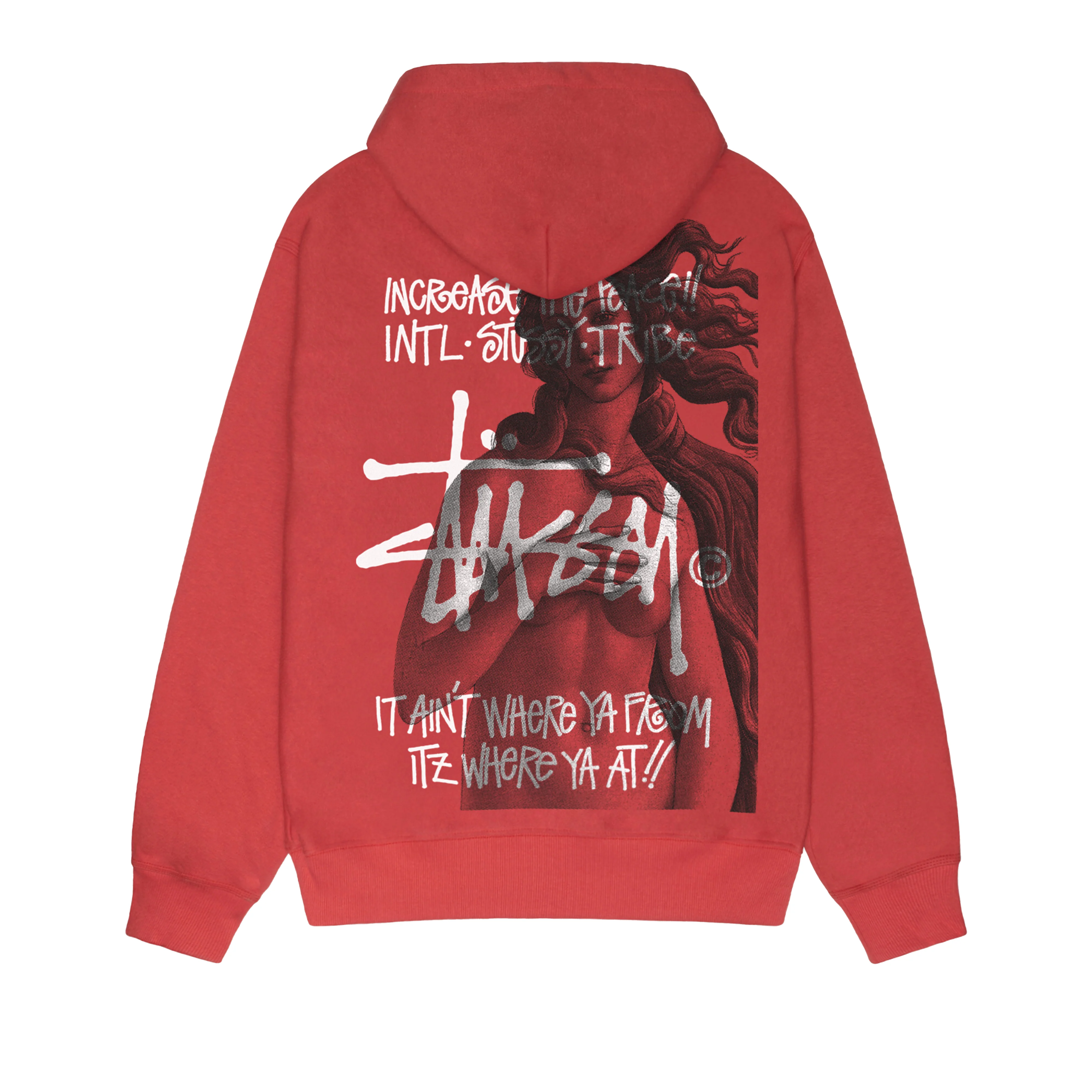 Stüssy - Men's Ist Venus Zip Hood - (Pepper) - Image 2