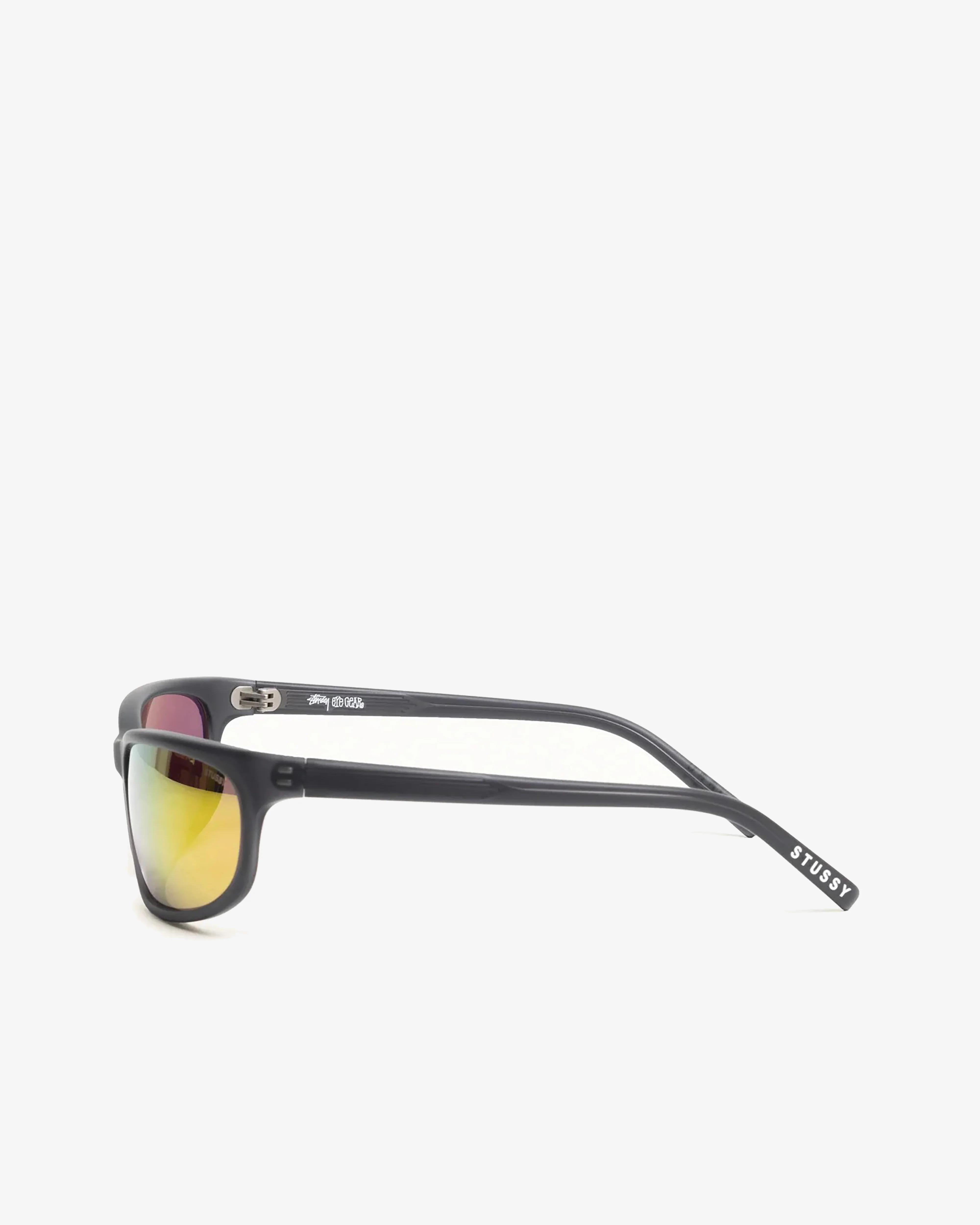 Stüssy - Julian Sunglasses - (Frost Black/Orange Mirror Lens) - Image 2