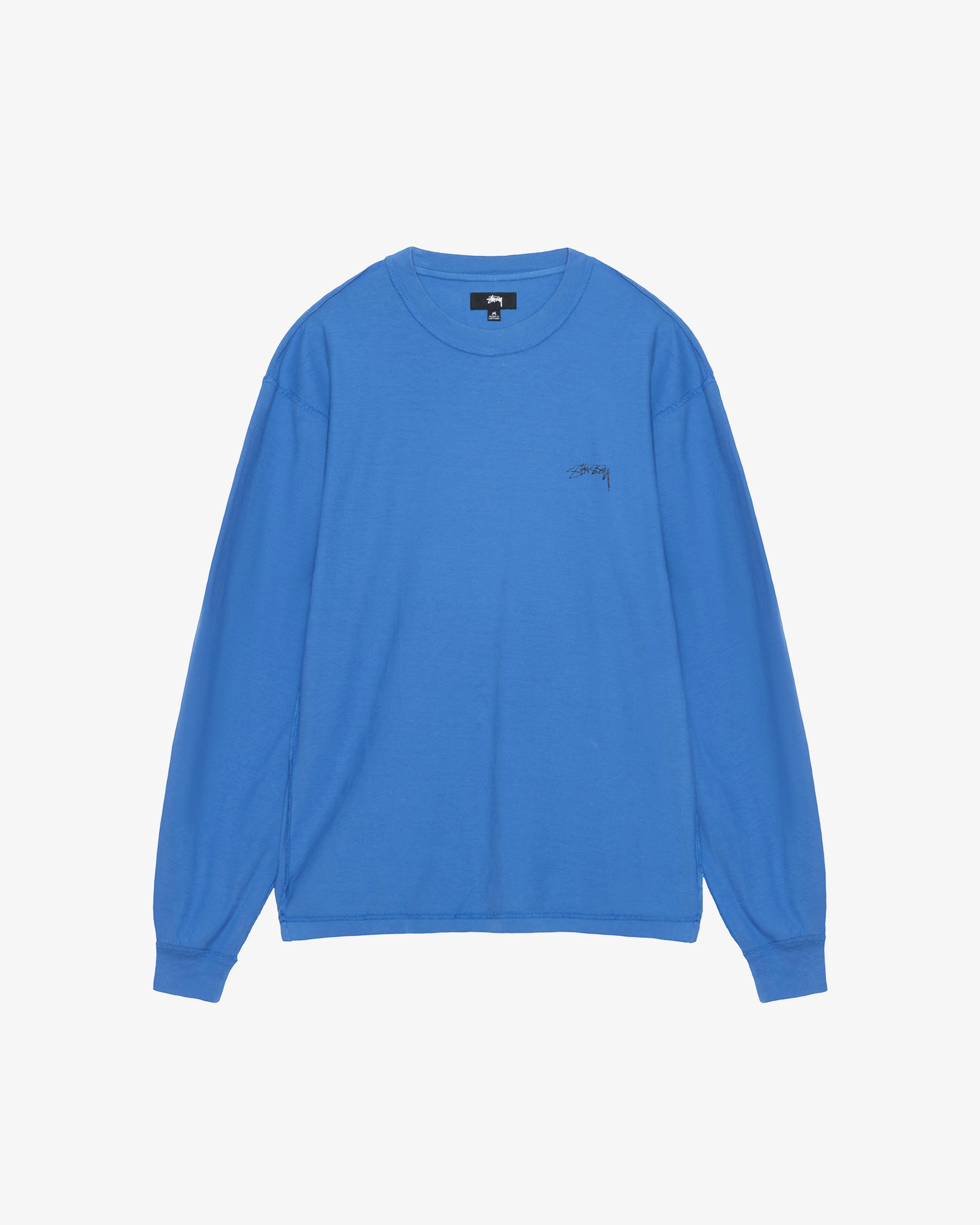 Stüssy - Men's Lazy Long Sleeve T-Shirt - (Ocean)