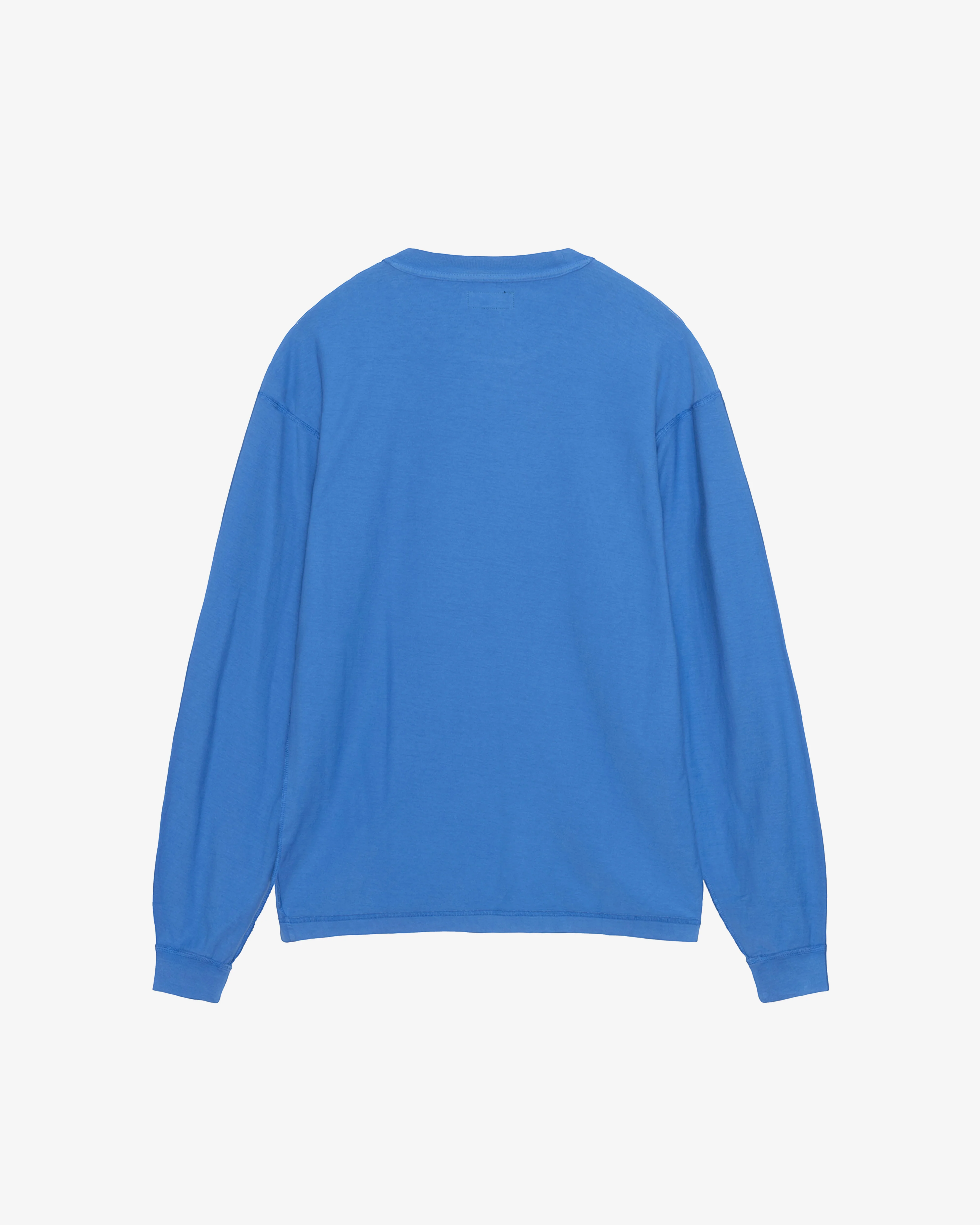 Stüssy - Men's Lazy Long Sleeve T-Shirt - (Ocean) - Image 2